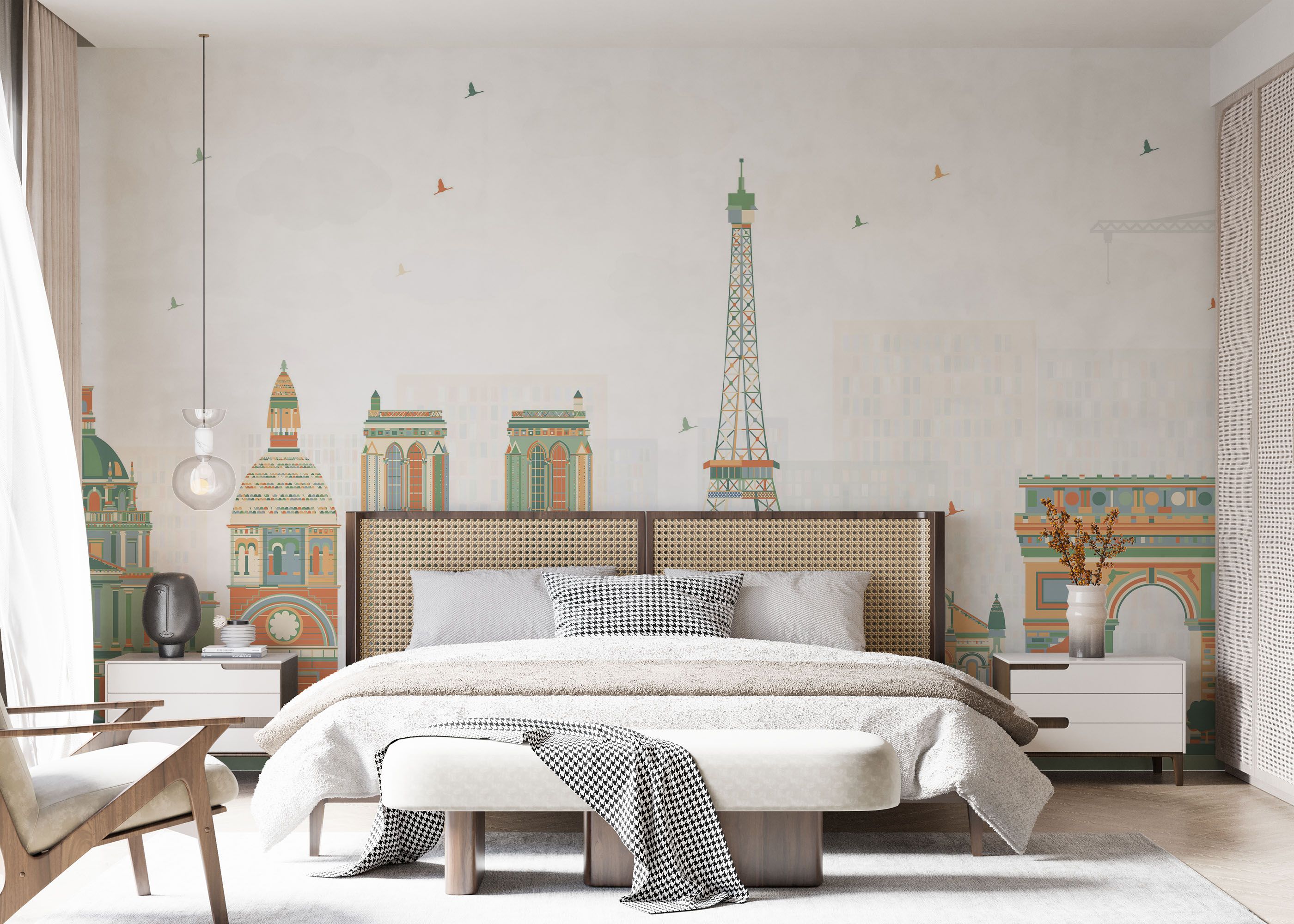 Orange Green Paris mockup 7