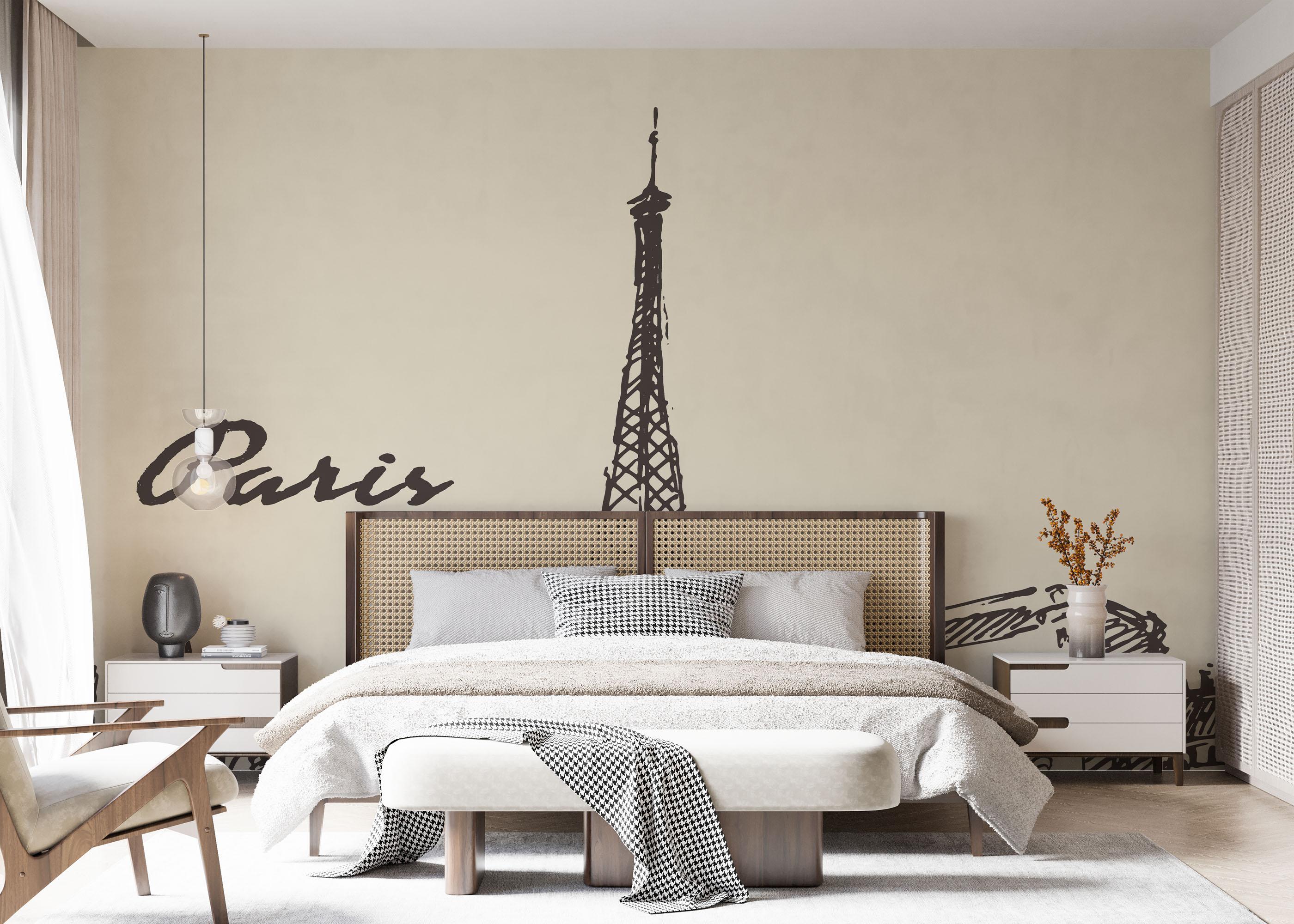 Fototapet Paris Sketch mockup 7