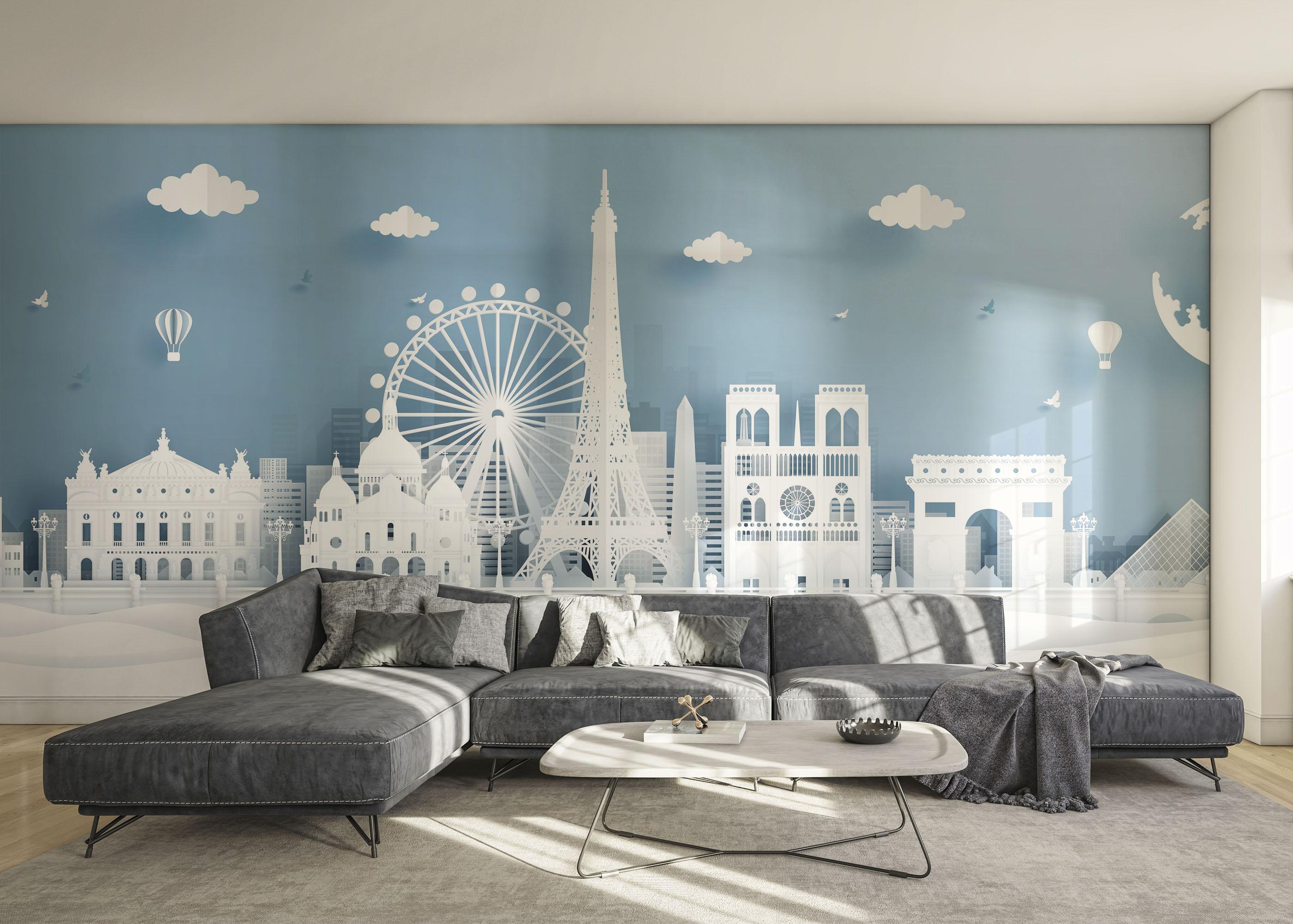 Fototapet Paris 3d Art mockup 0