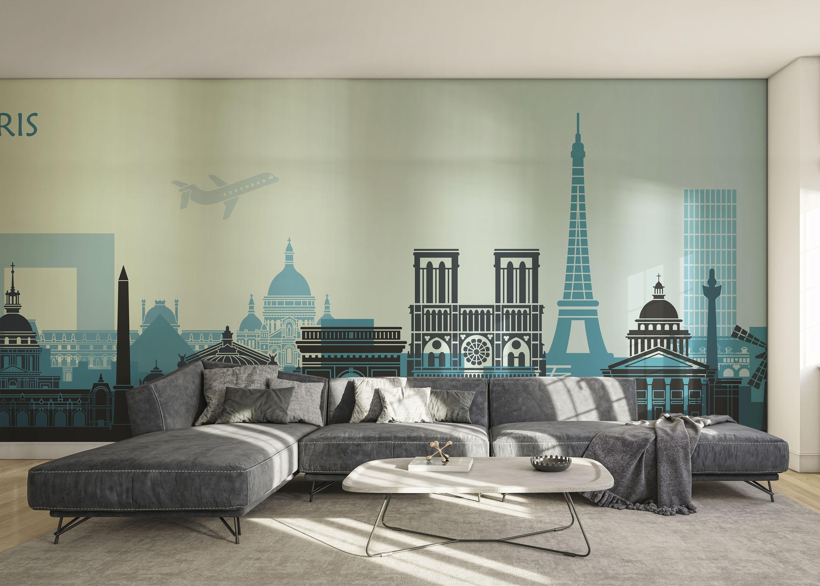 Fototapet Paris Travel mockup 0