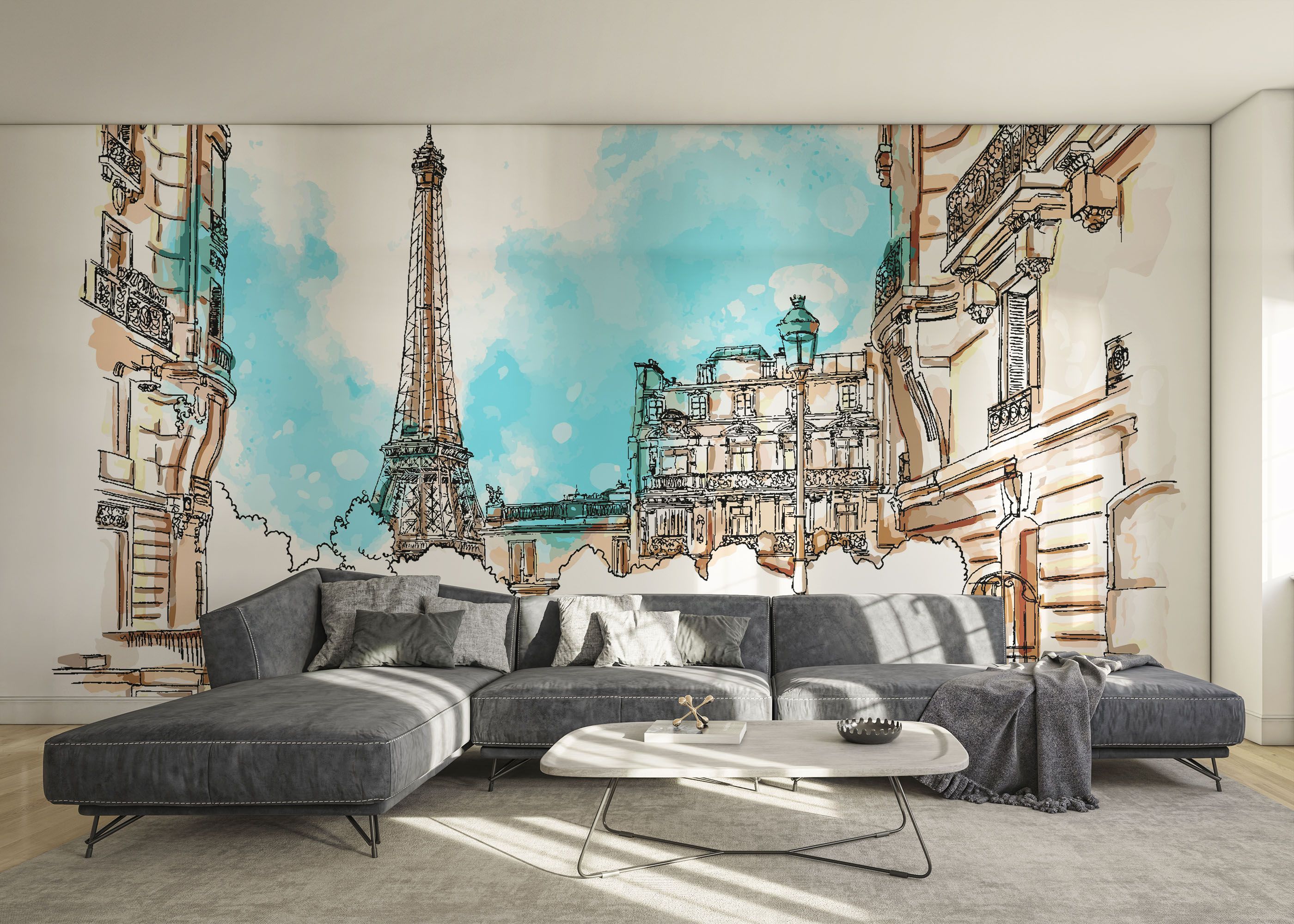 Paris Vibe Drawing mockup 0