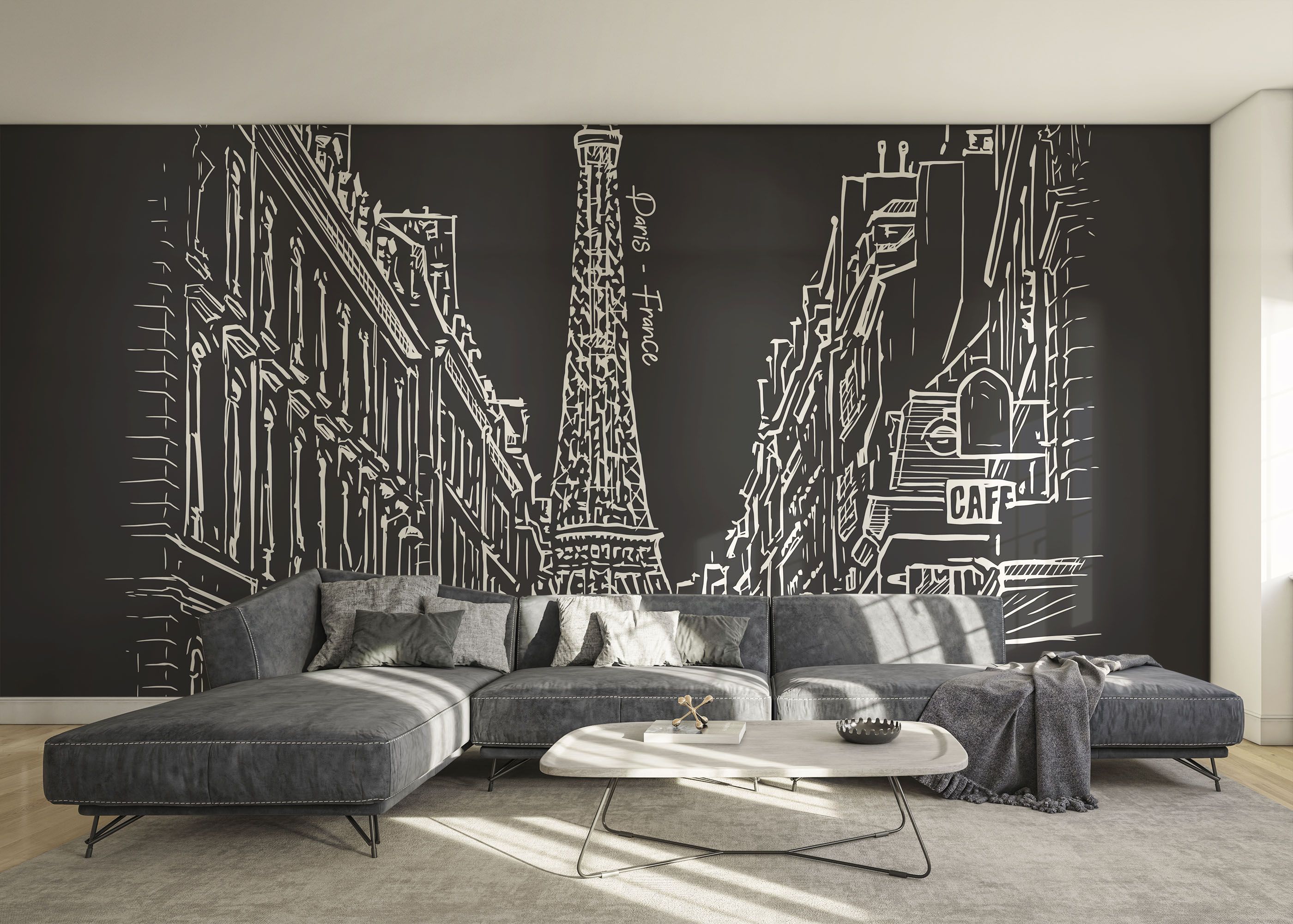 White Paris Sketch mockup 0