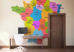 France Colorful Map mockup 1