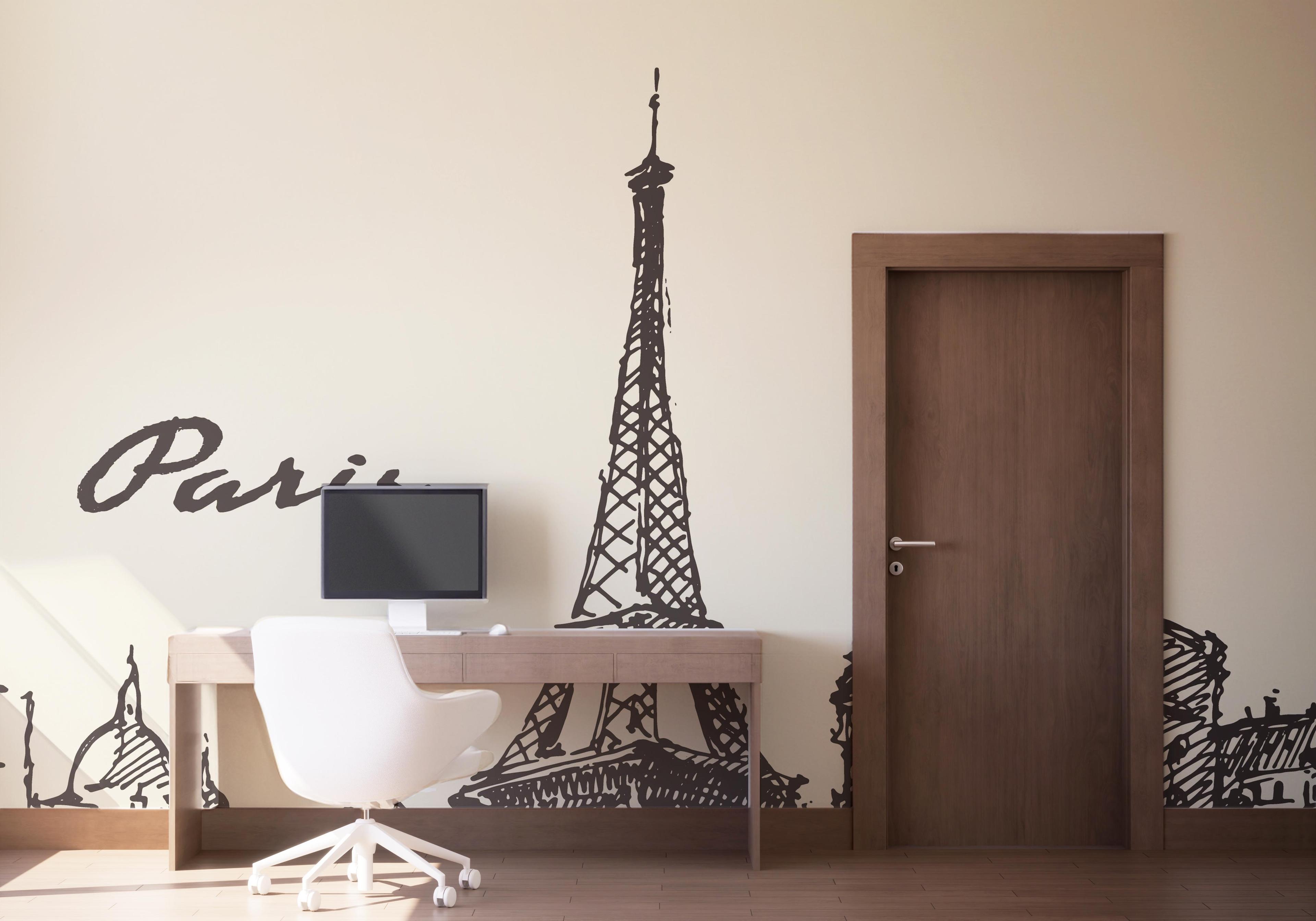 Fototapet Paris Sketch mockup 1