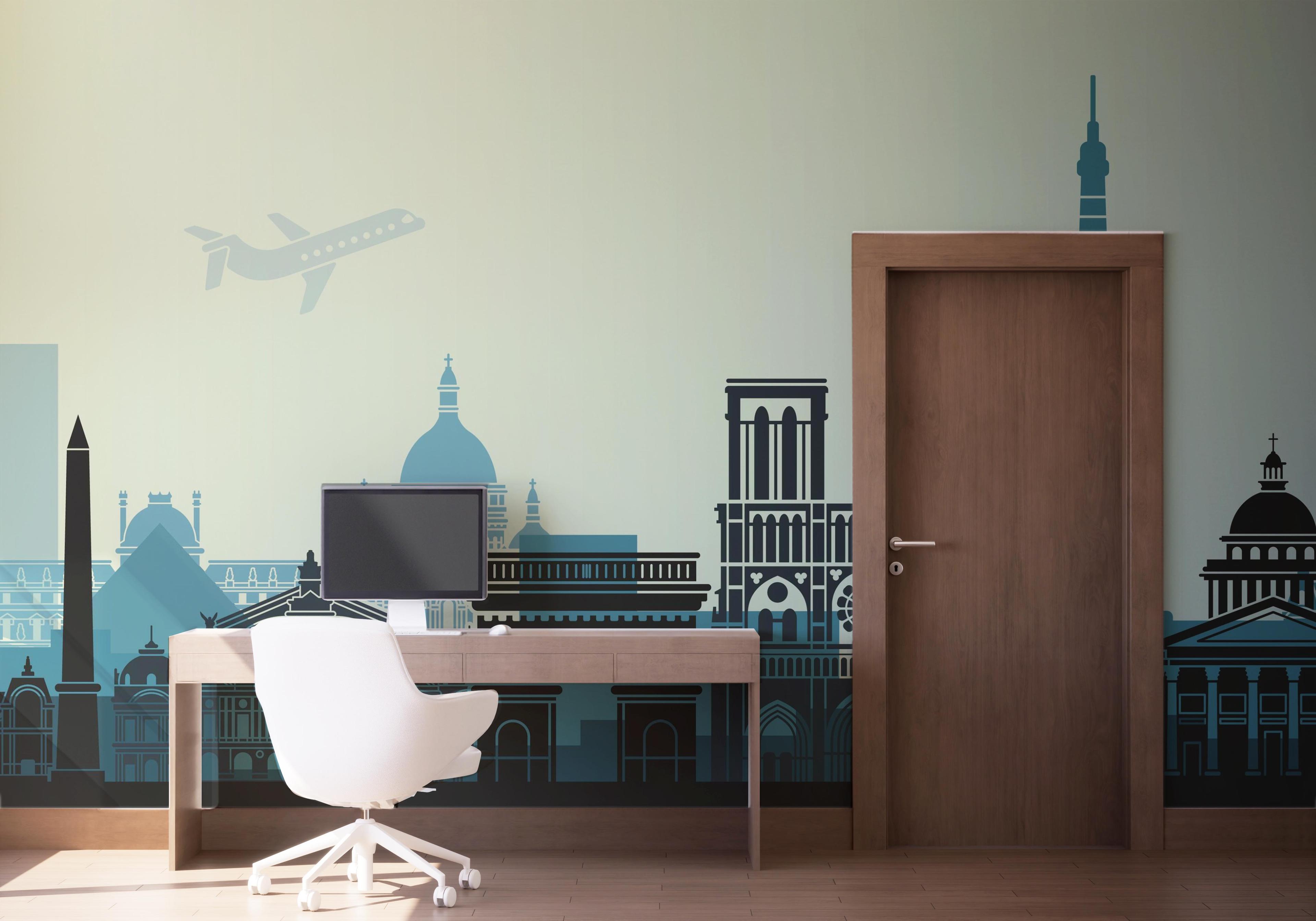 Fototapet Paris Travel mockup 1