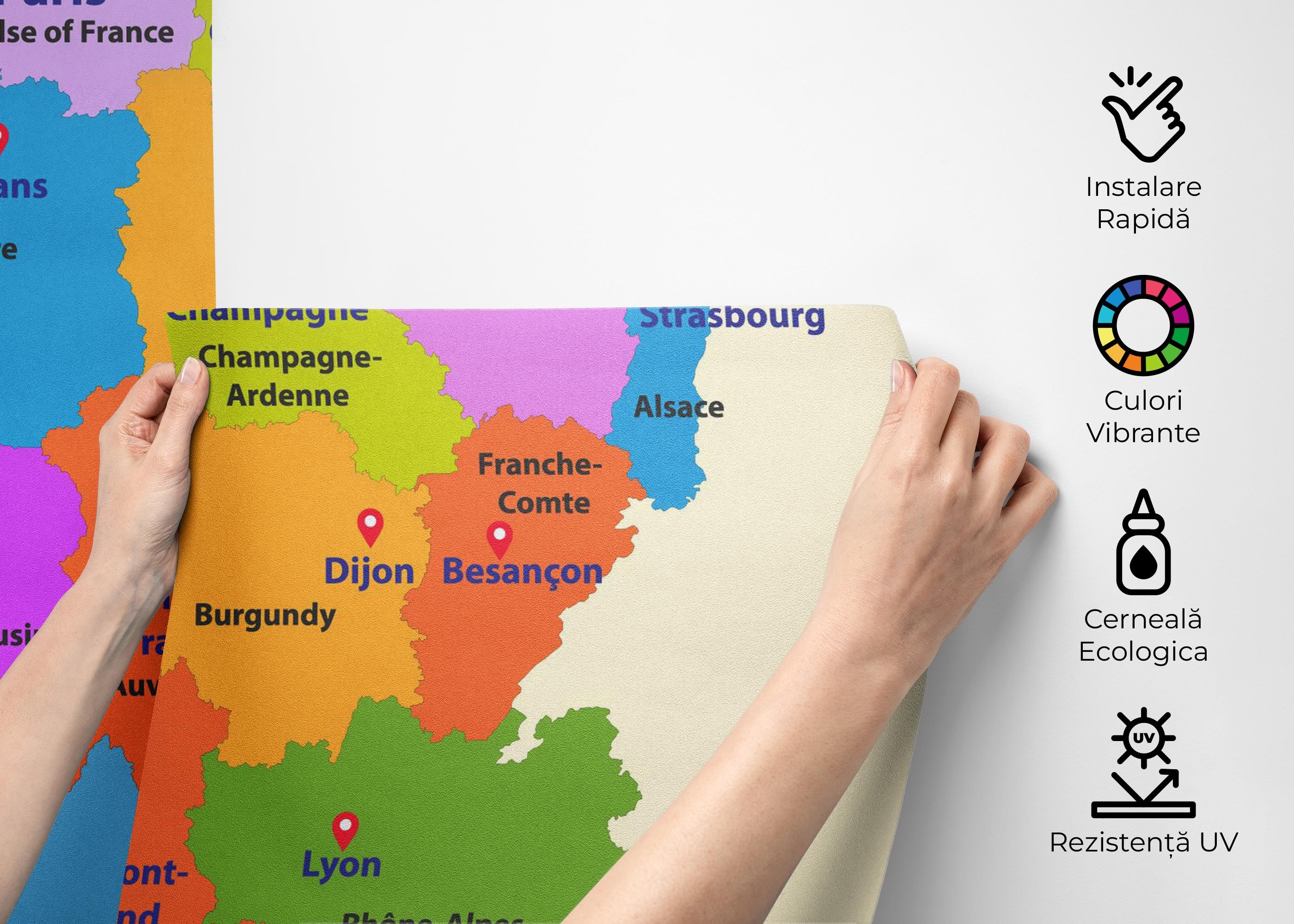 France Colorful Map mockup 2