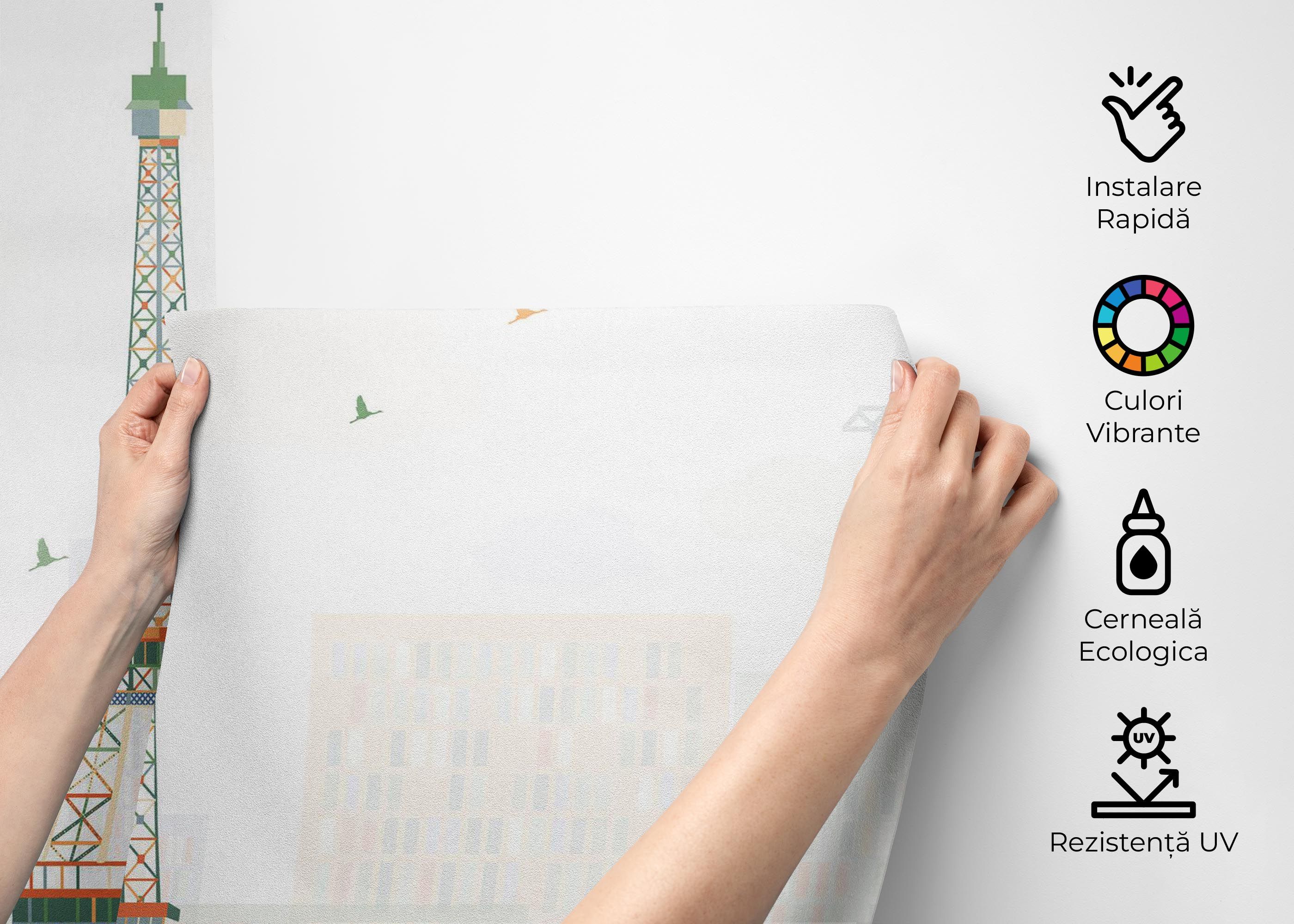 Orange Green Paris mockup 2