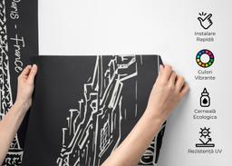 White Paris Sketch mockup 2