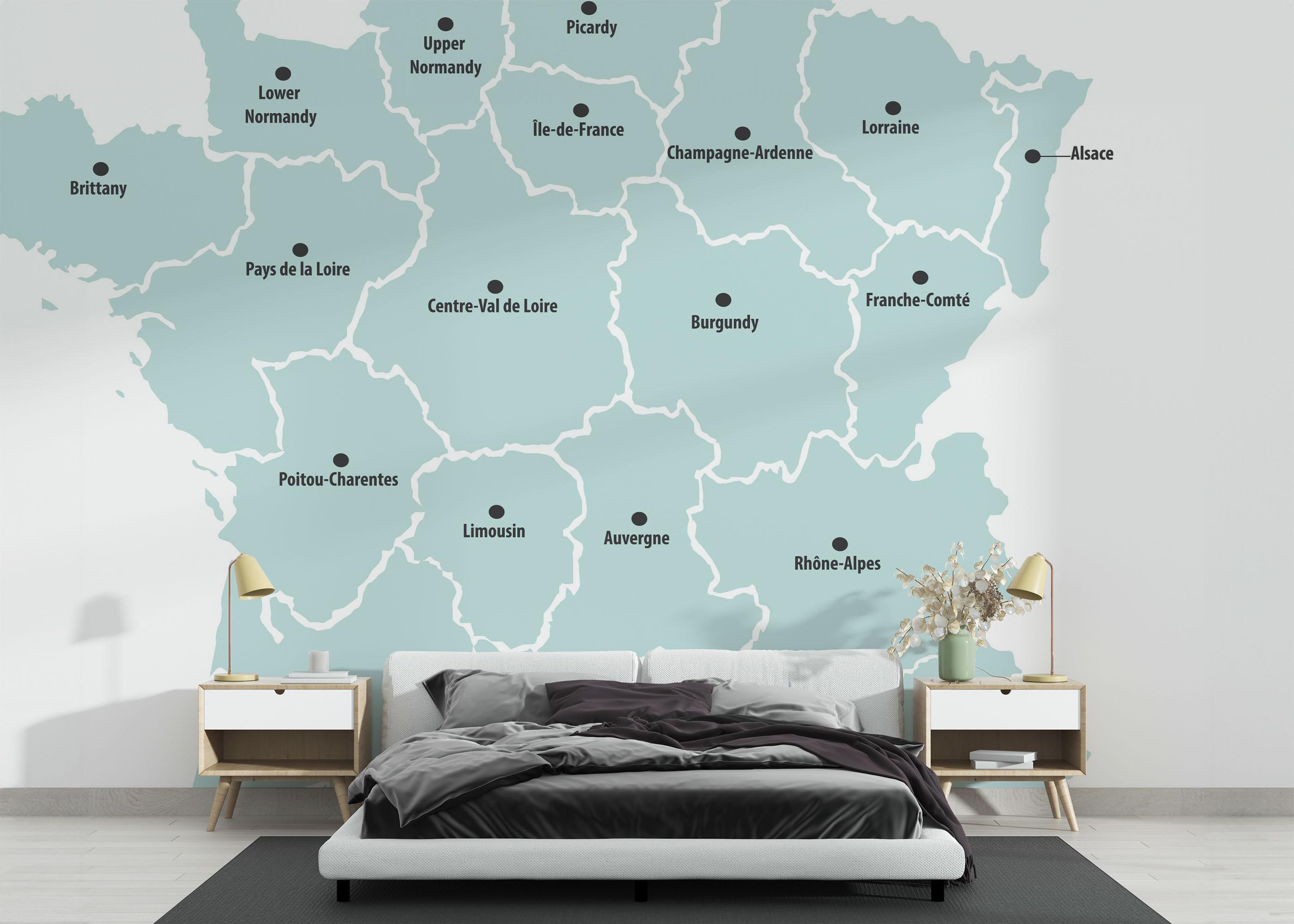 Fototapet France Regions mockup 3