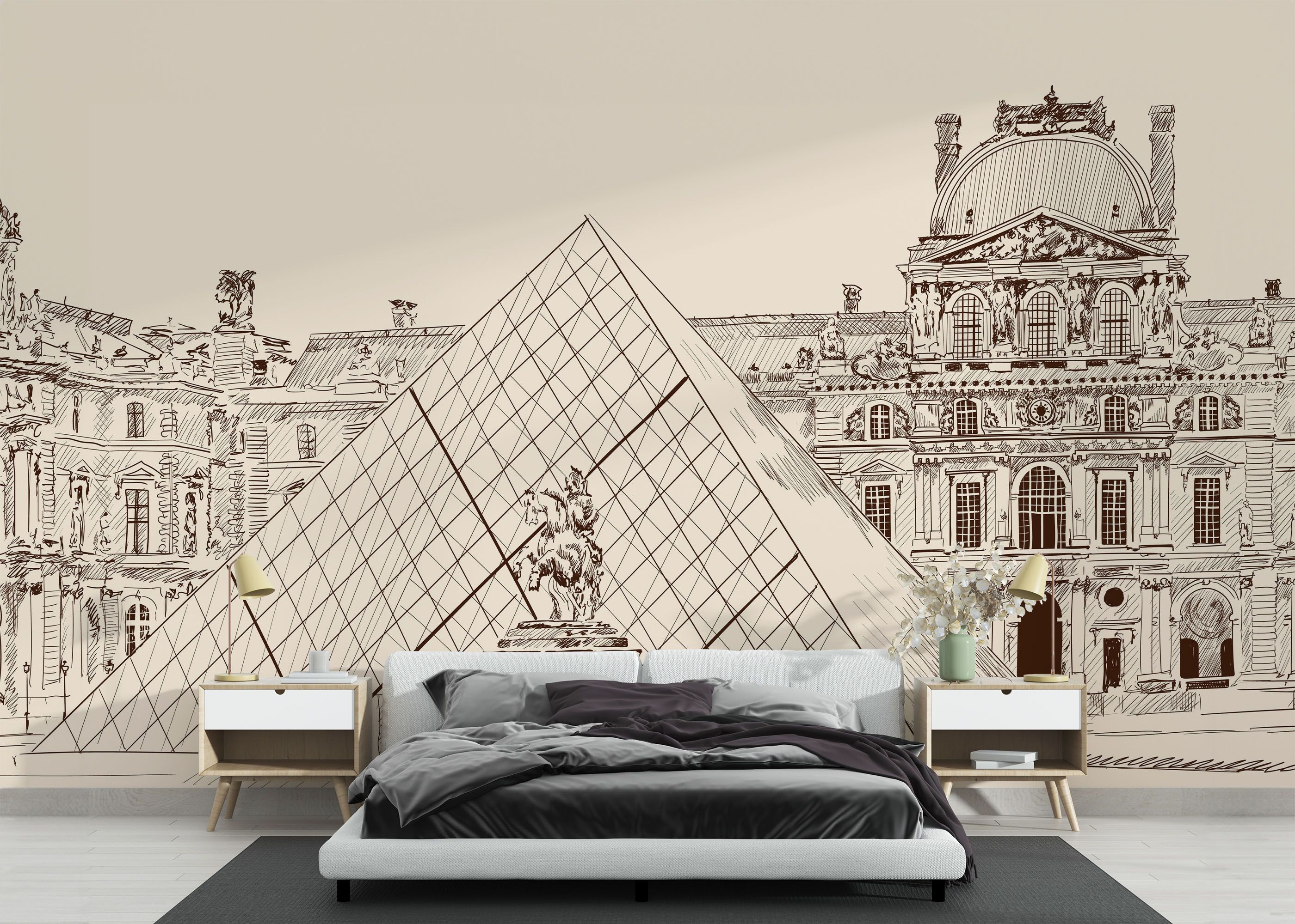 Louvres Sketch mockup 3