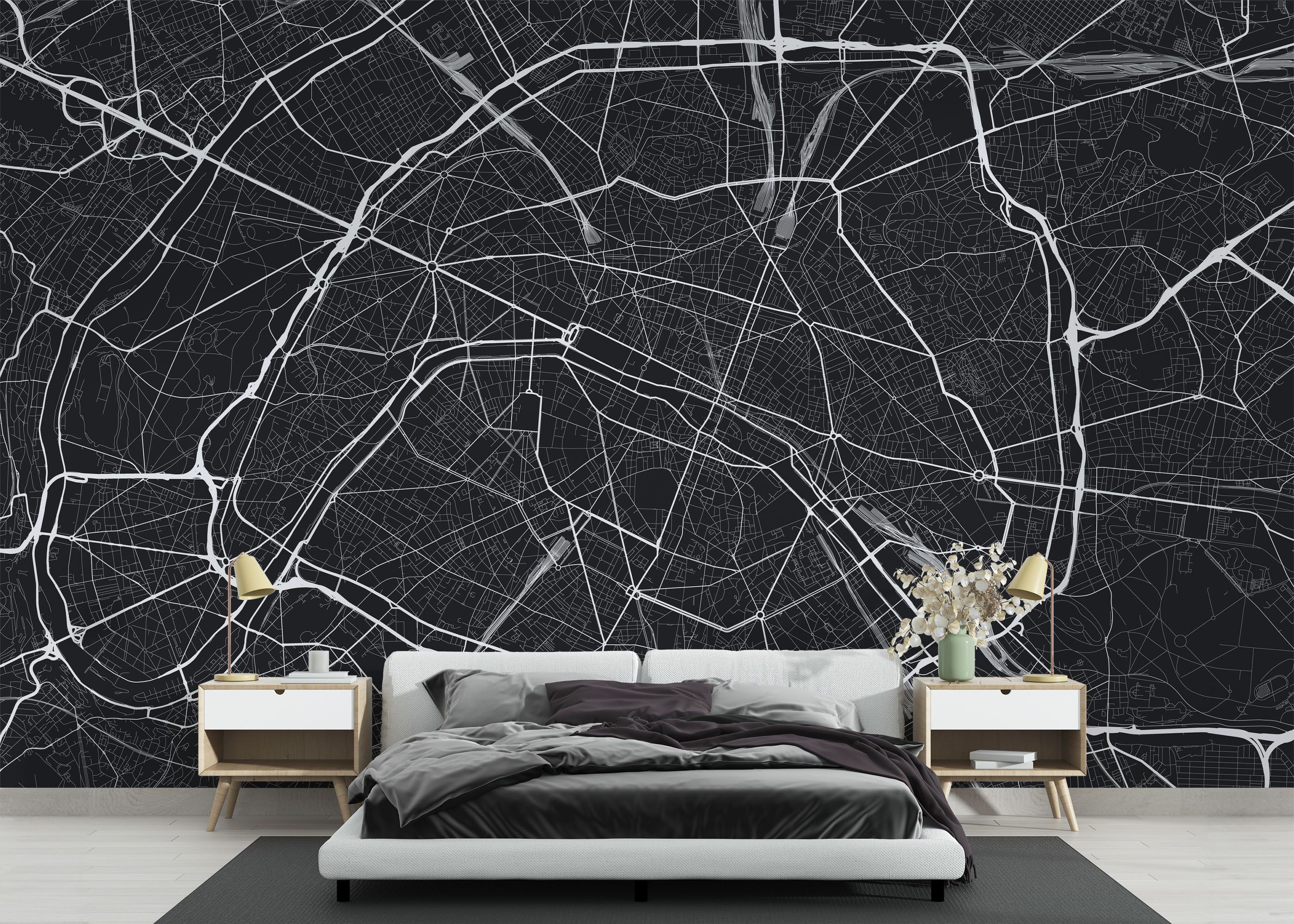 Paris Dark Map mockup 3