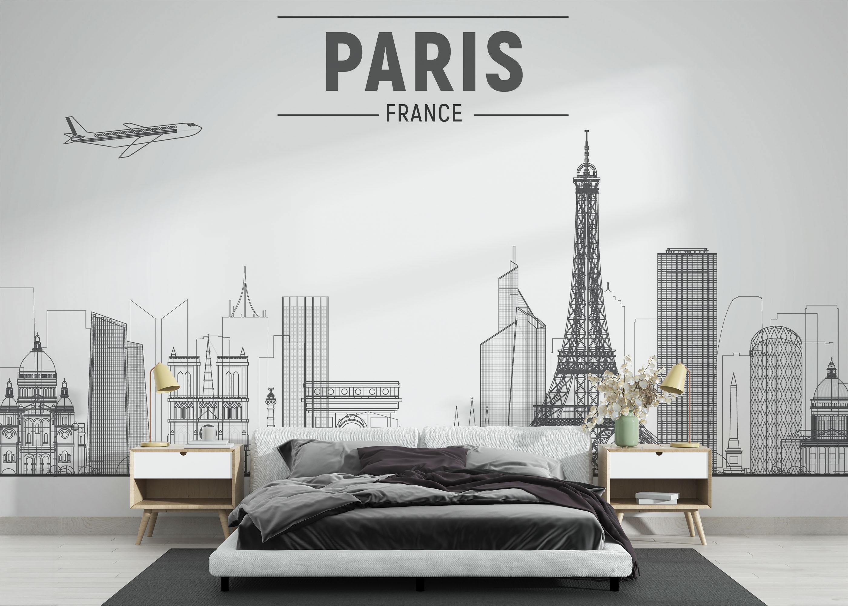 Fototapet Paris France mockup 3