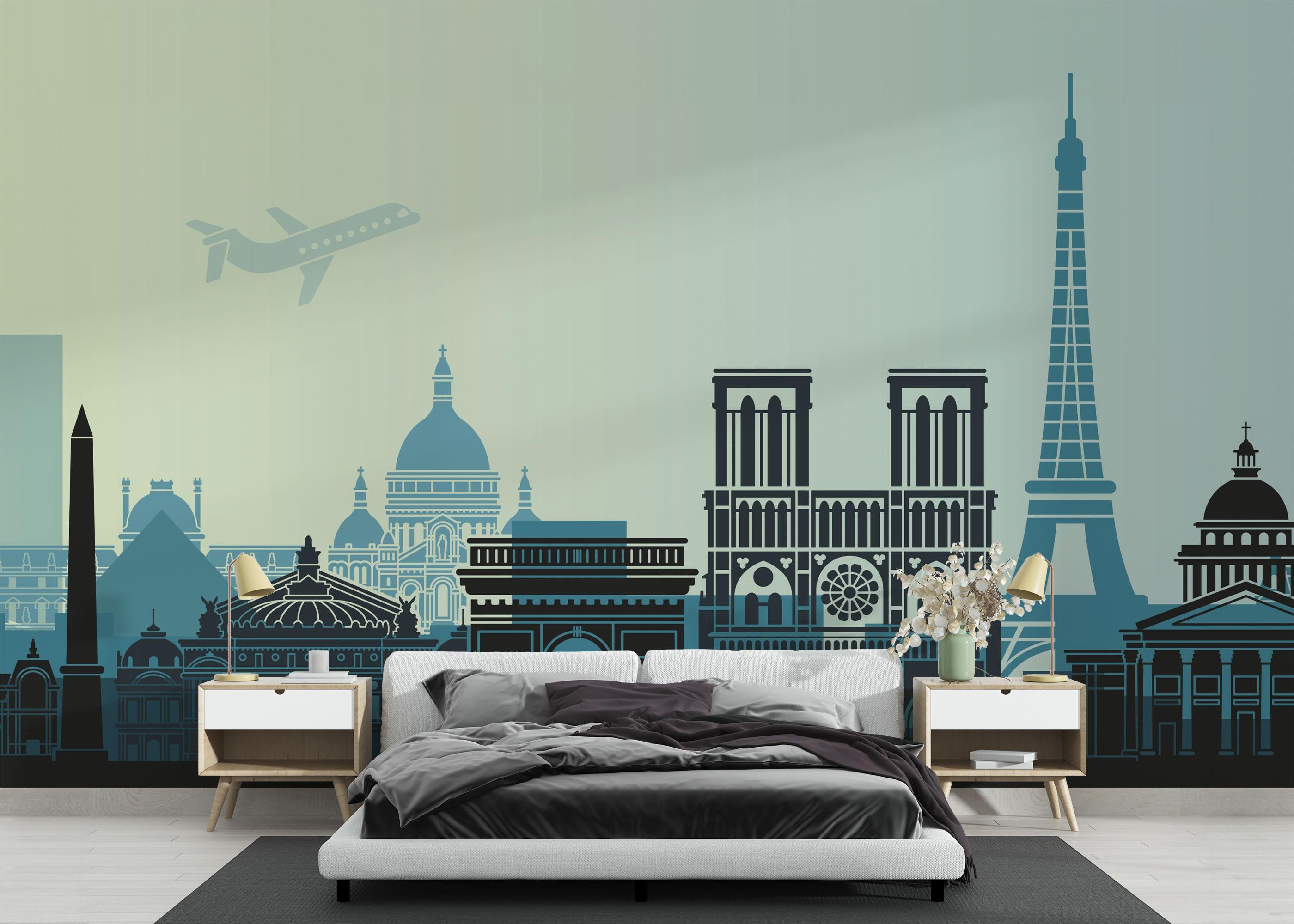 Fototapet Paris Travel mockup 3