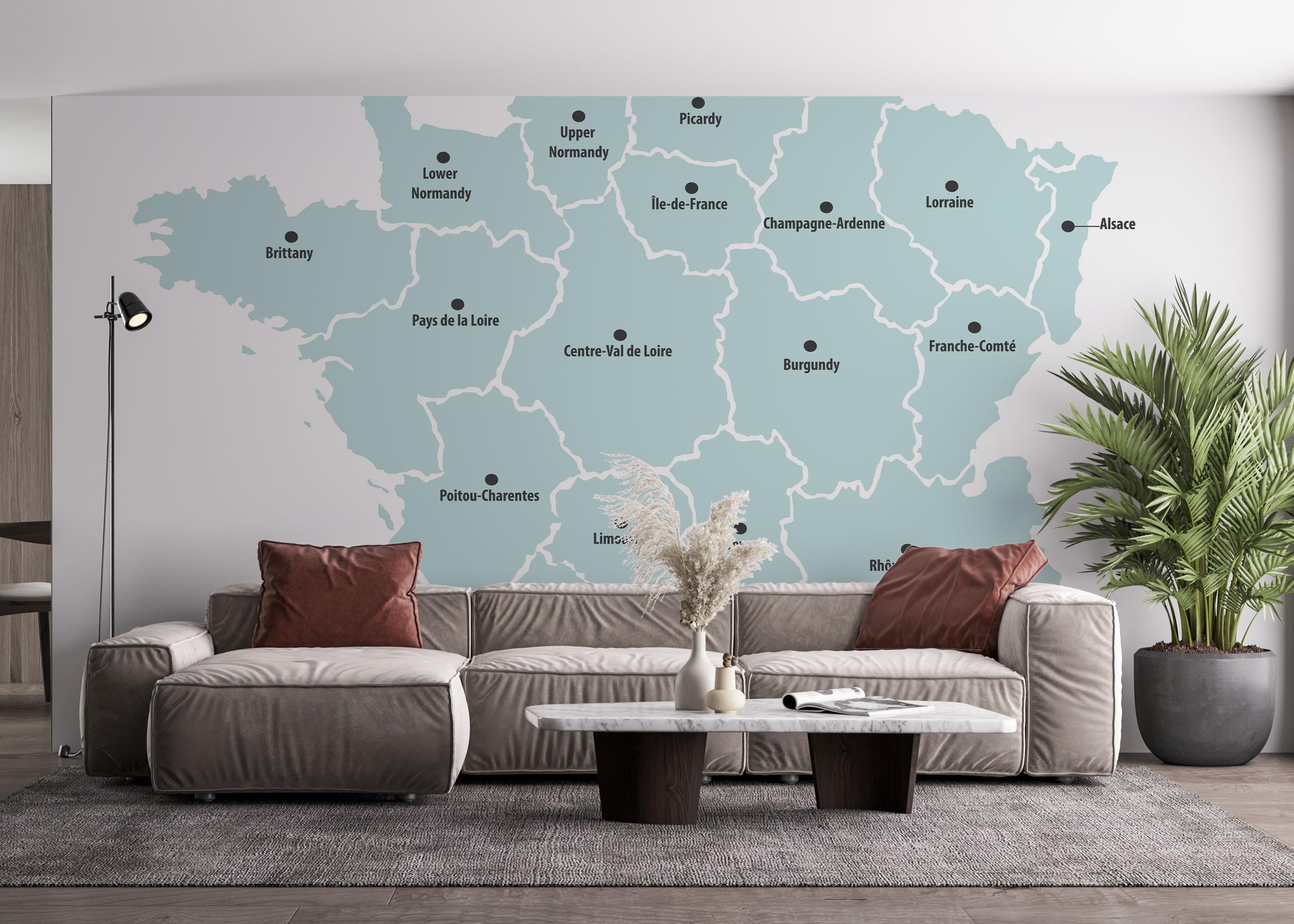 Fototapet France Regions mockup 4