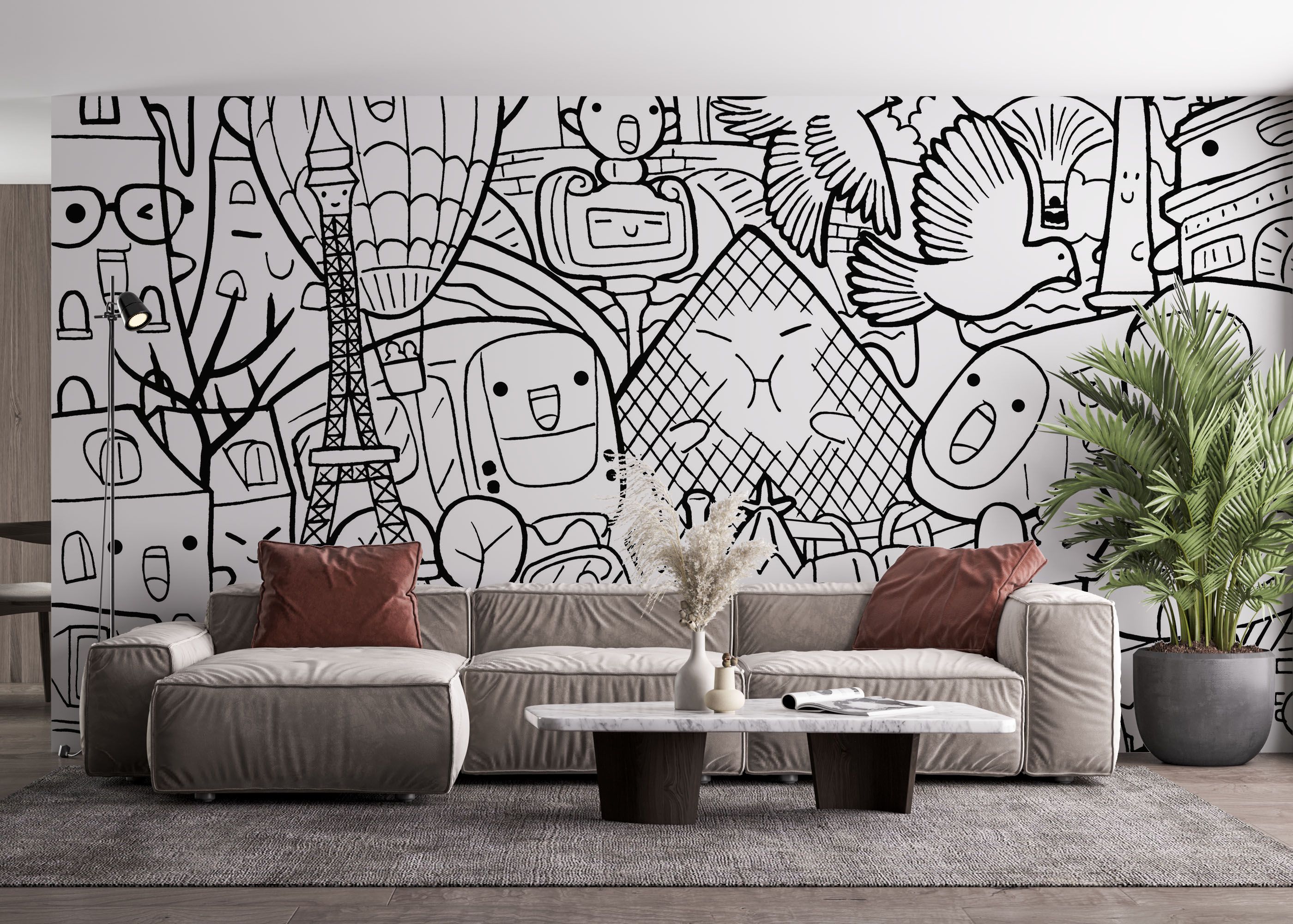 Paris Doodle mockup 4