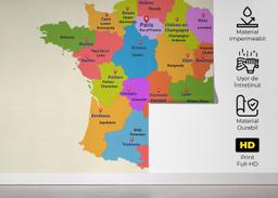 France Colorful Map mockup 5