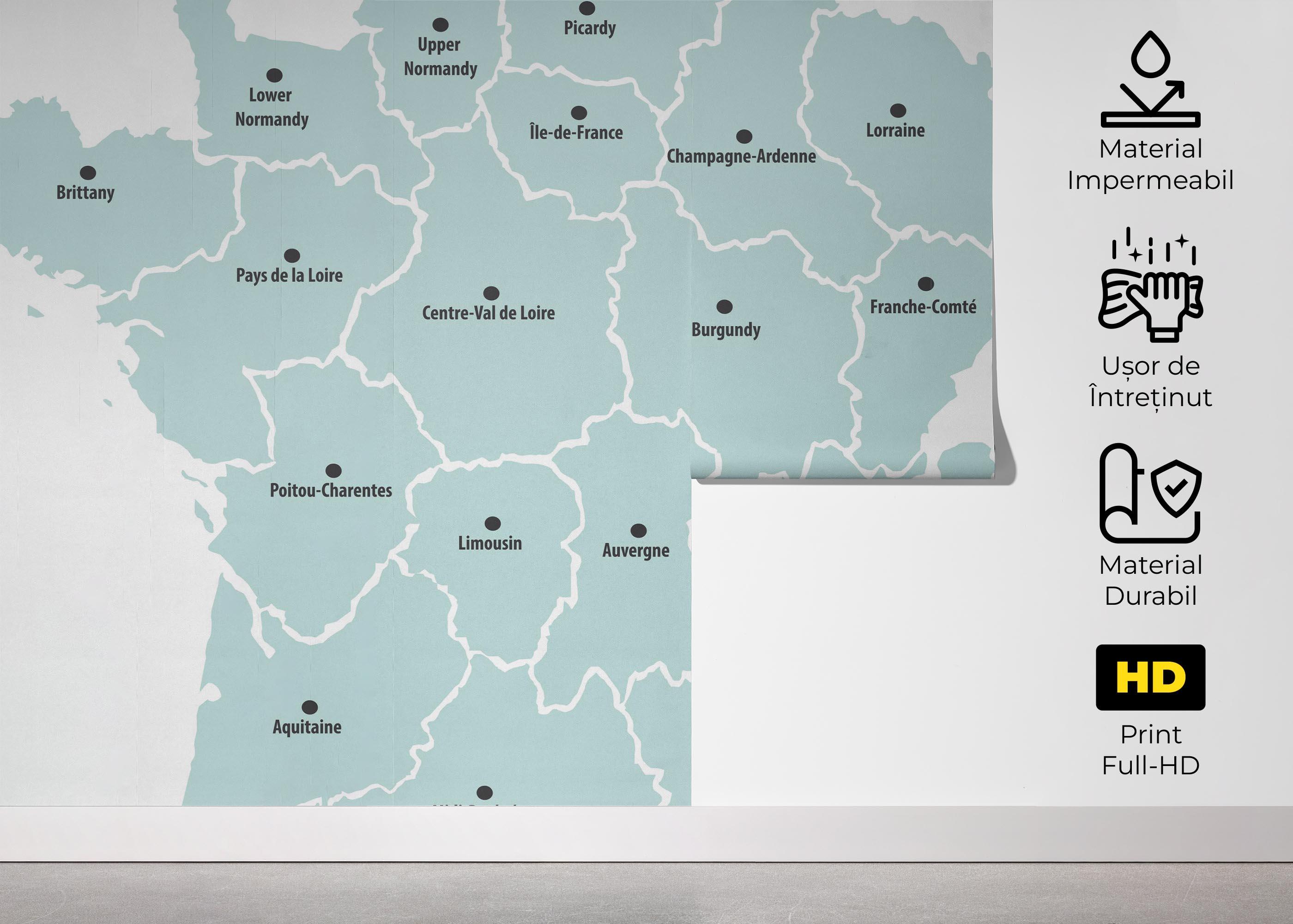 Fototapet France Regions mockup 5