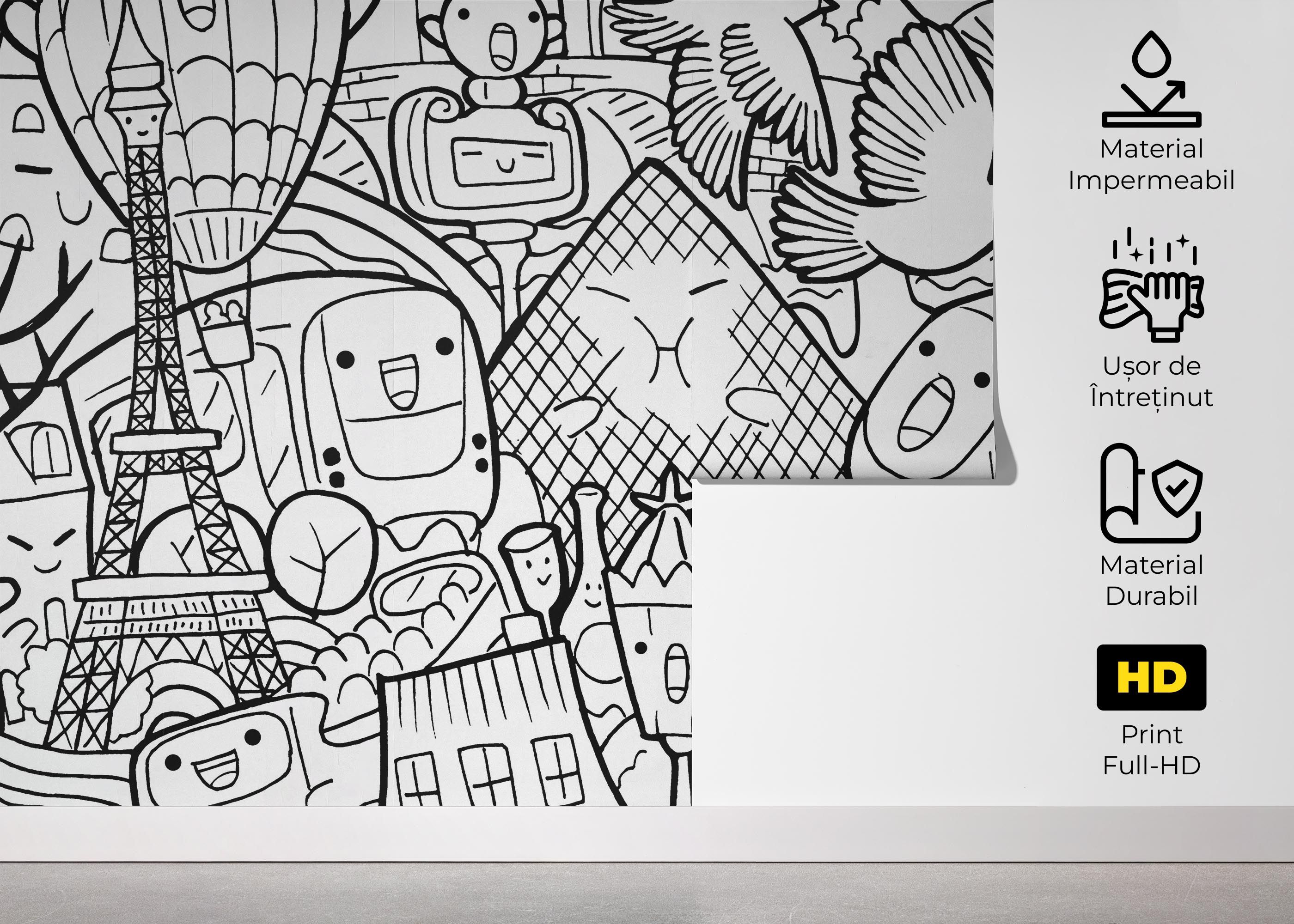 Paris Doodle mockup 5