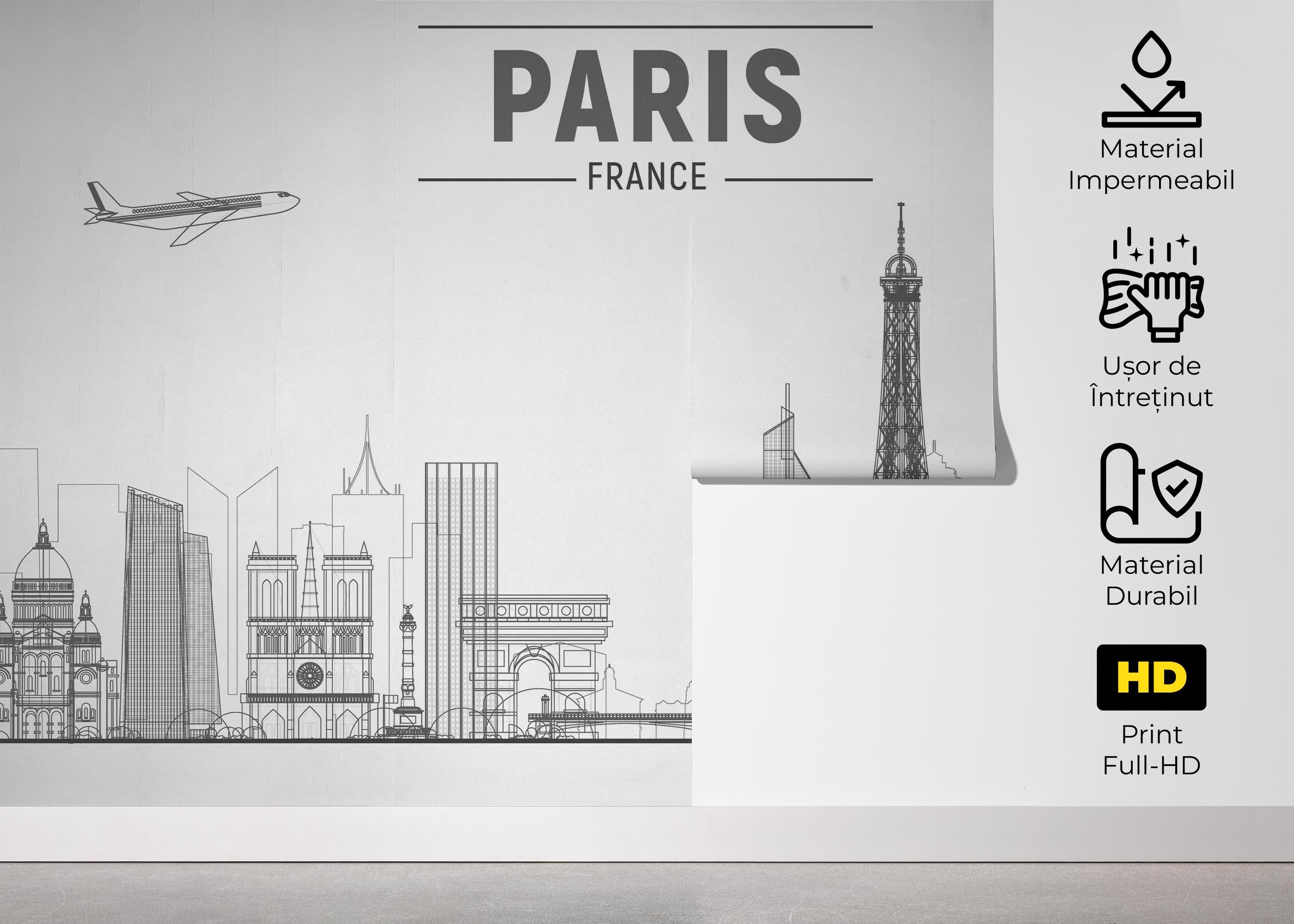 Fototapet Paris France mockup 5