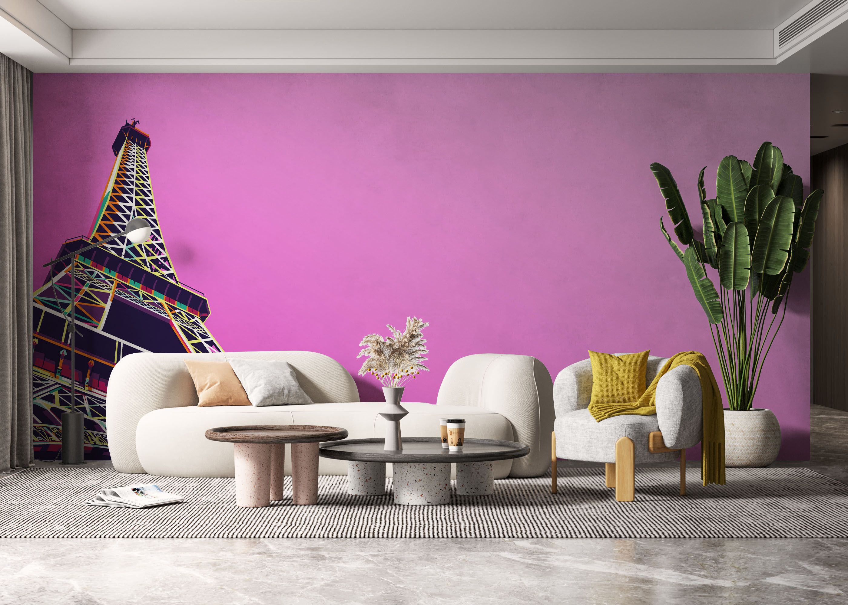 Eiffel Purple Sky mockup 6