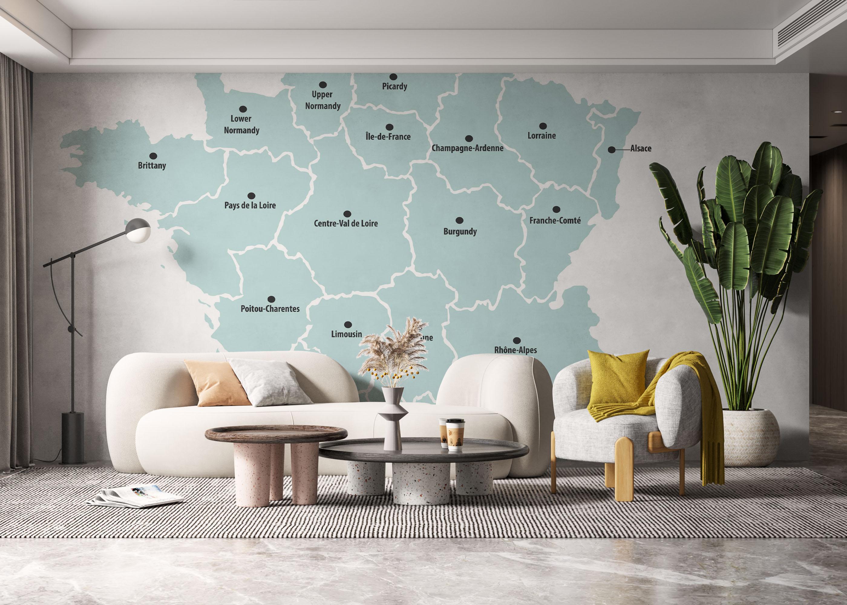 Fototapet France Regions mockup 6