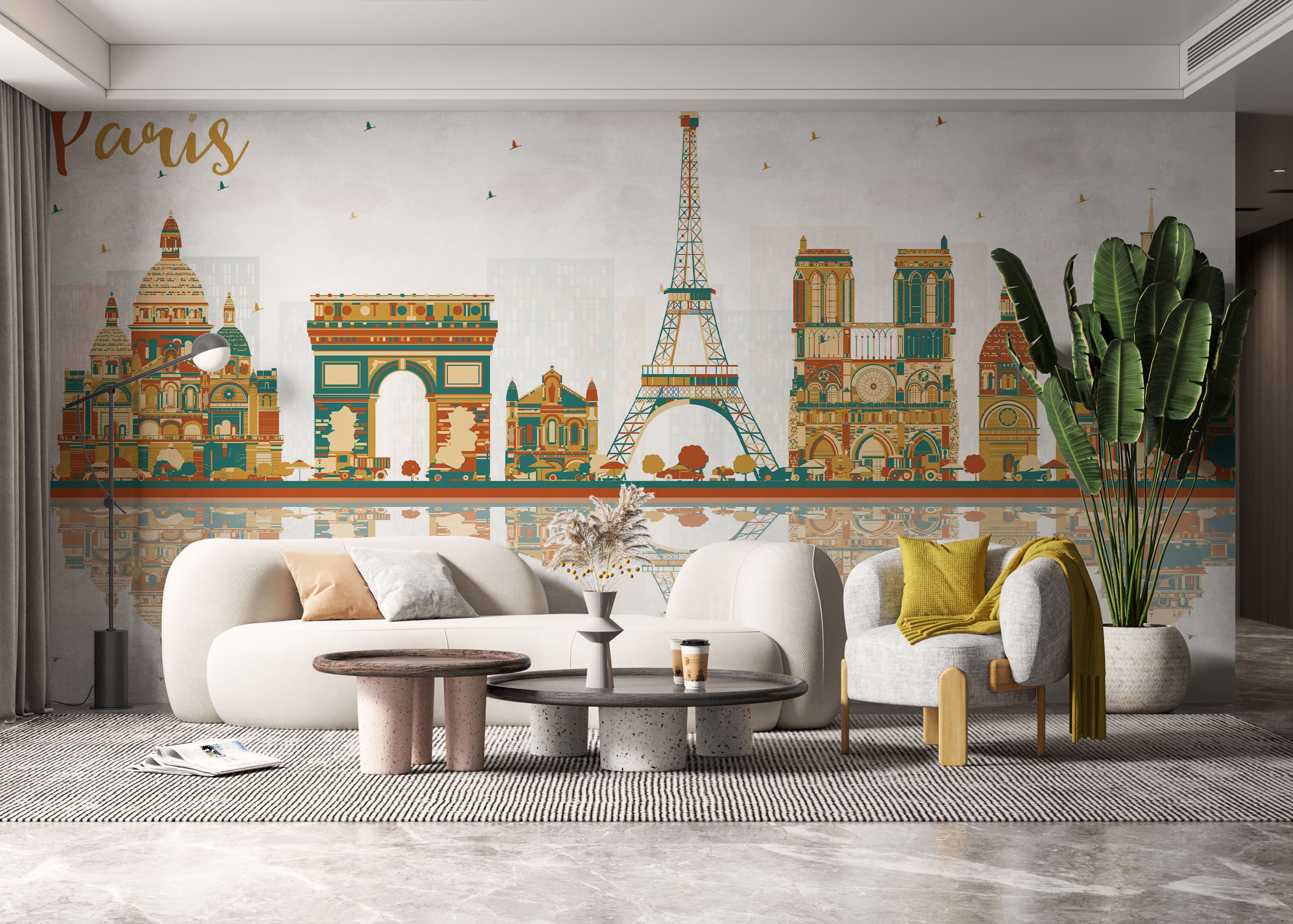 Green Brown Paris mockup 6