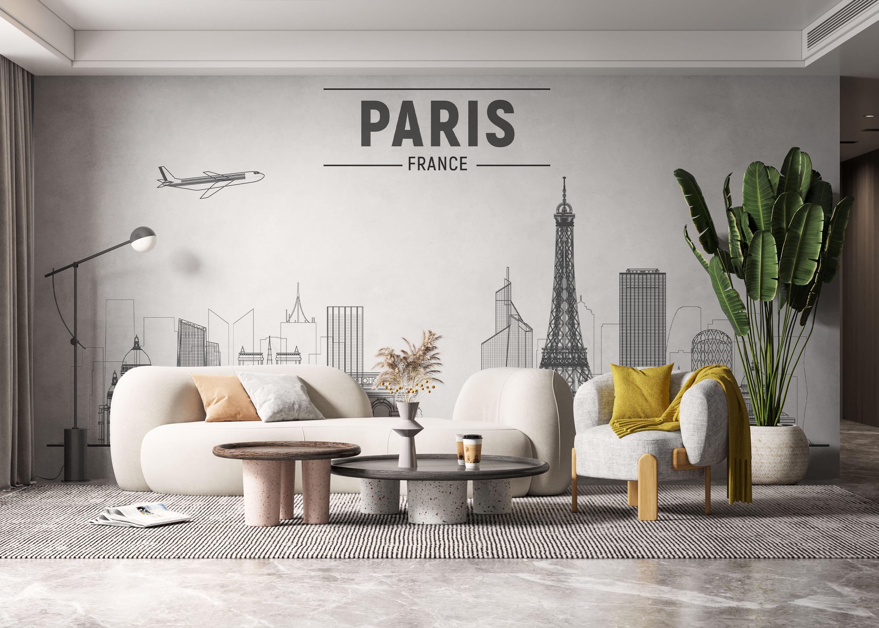 Fototapet Paris France mockup 6