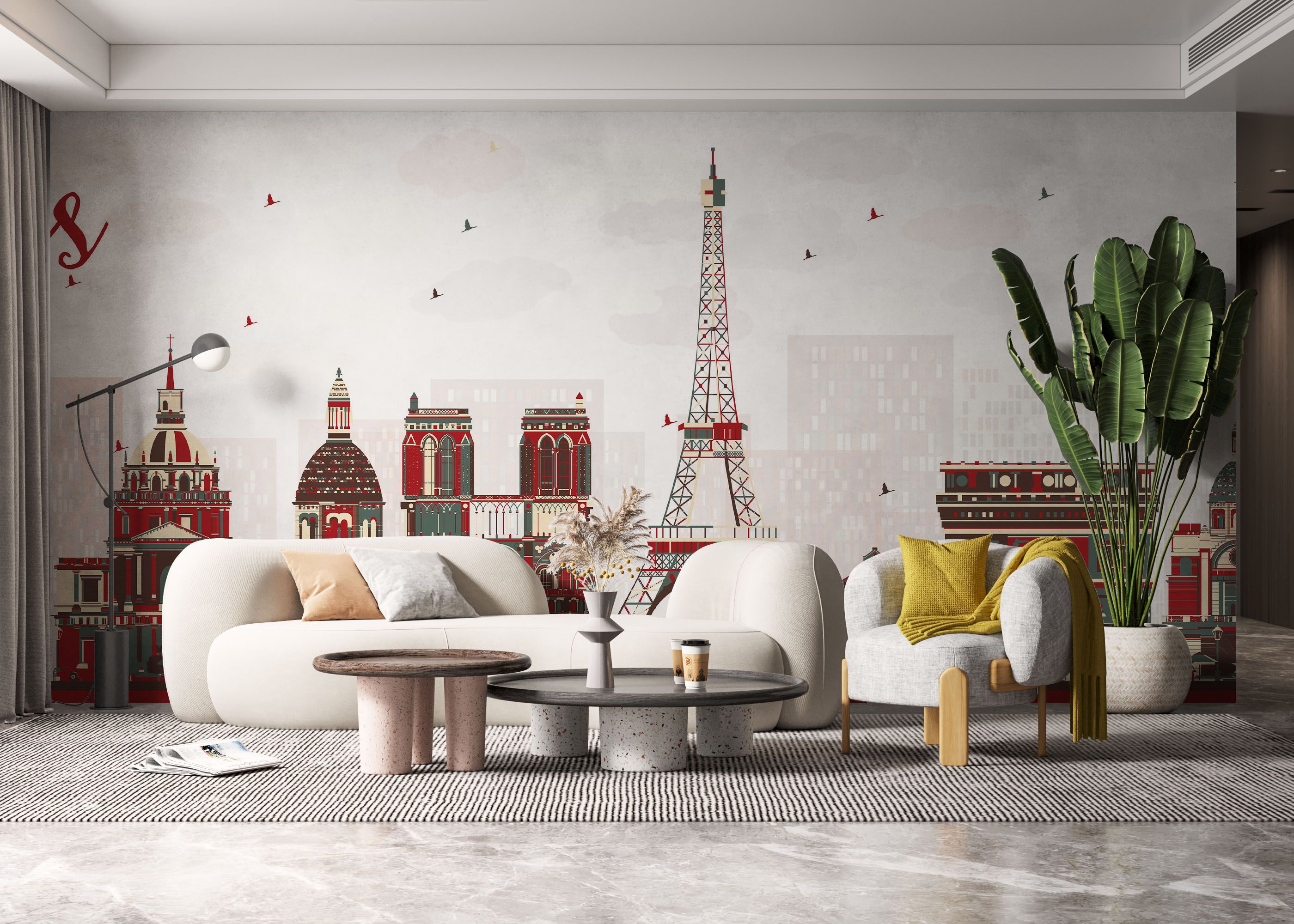 Red Grey Paris mockup 6