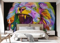 Angry Lion Head mockup 7