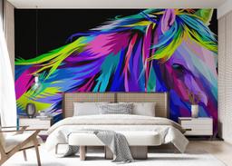 Beautiful Color Horse mockup 7