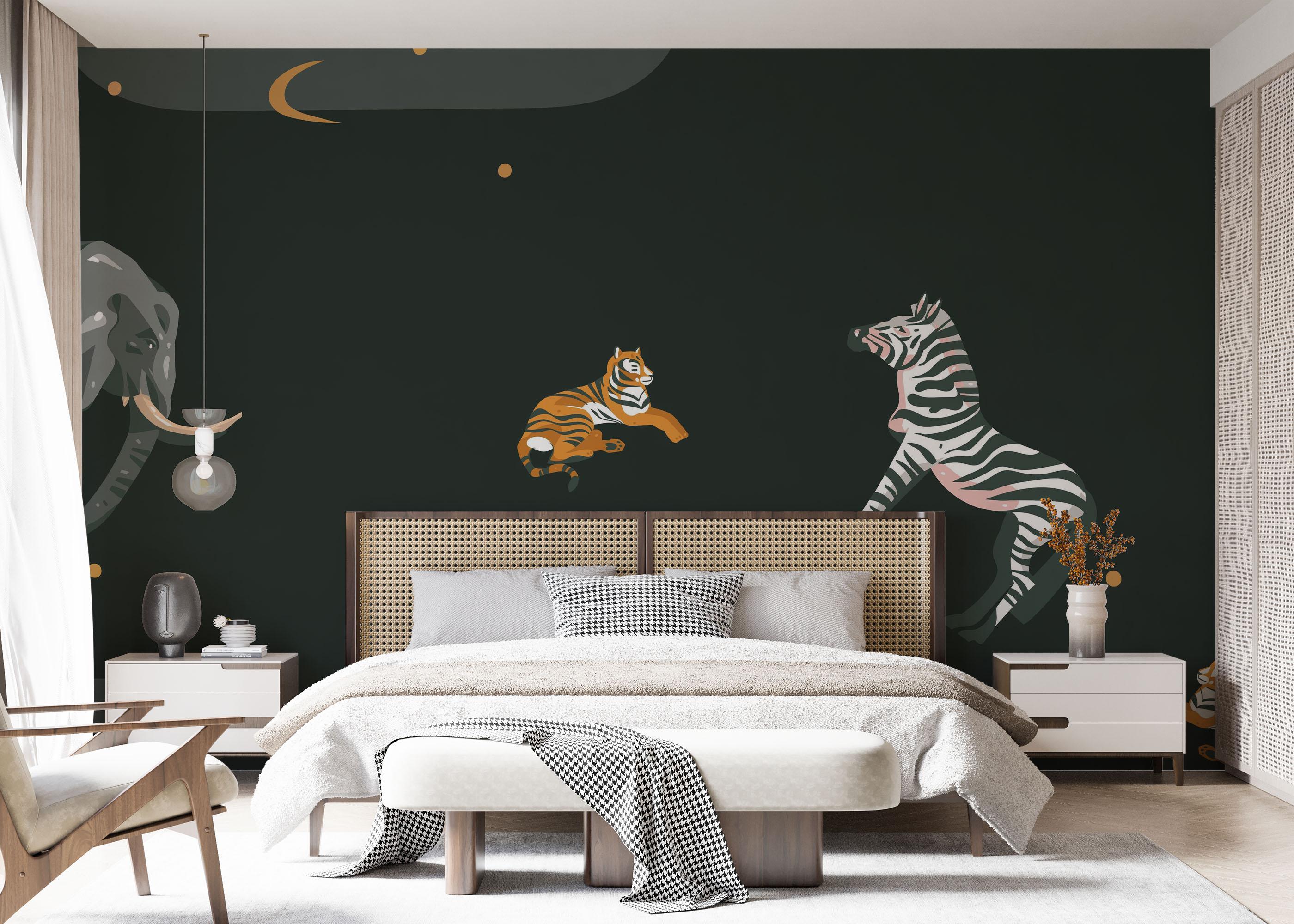 Fototapet Cartoon Animals mockup 7