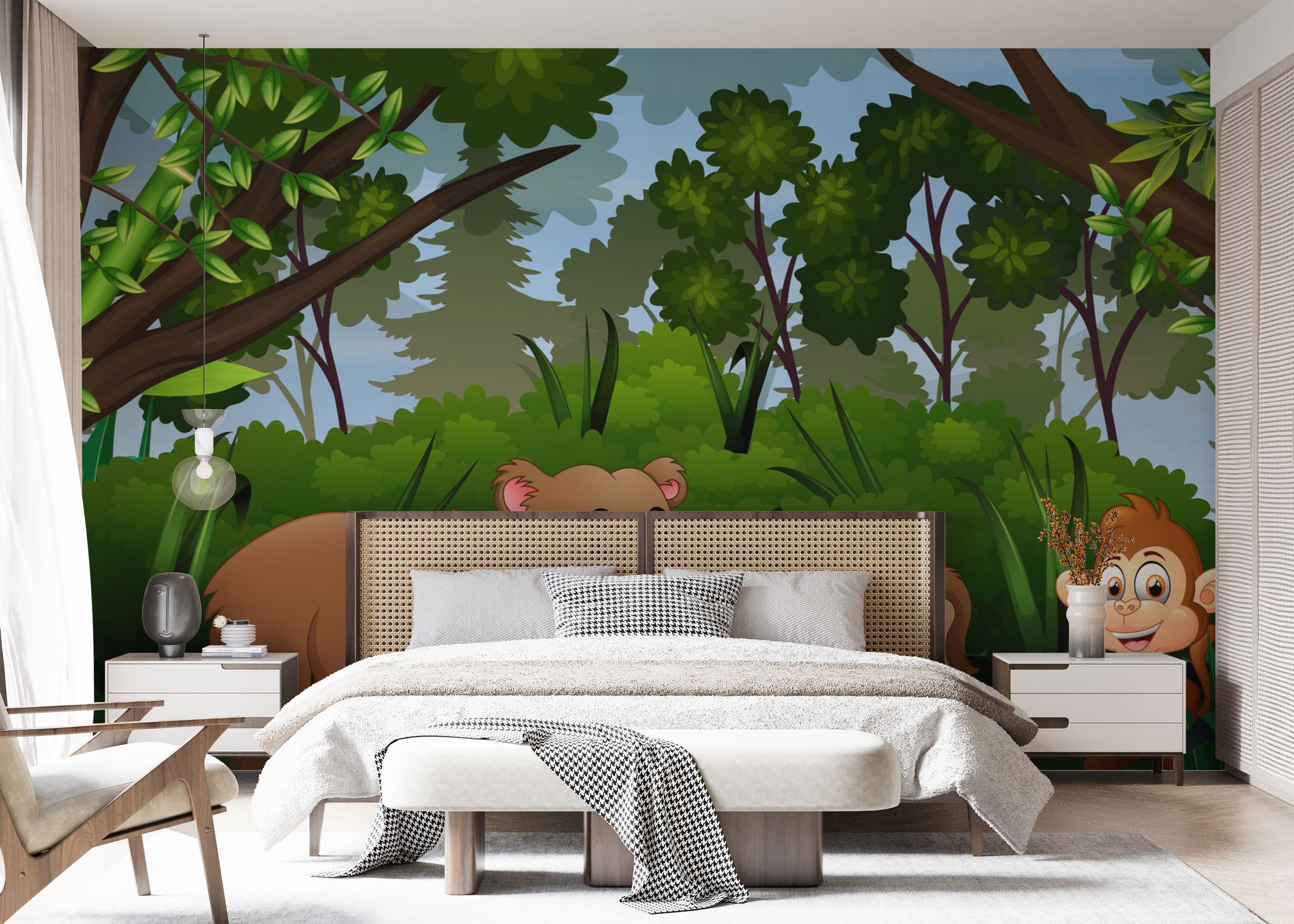 Cute Bear Cartoon mockup 7