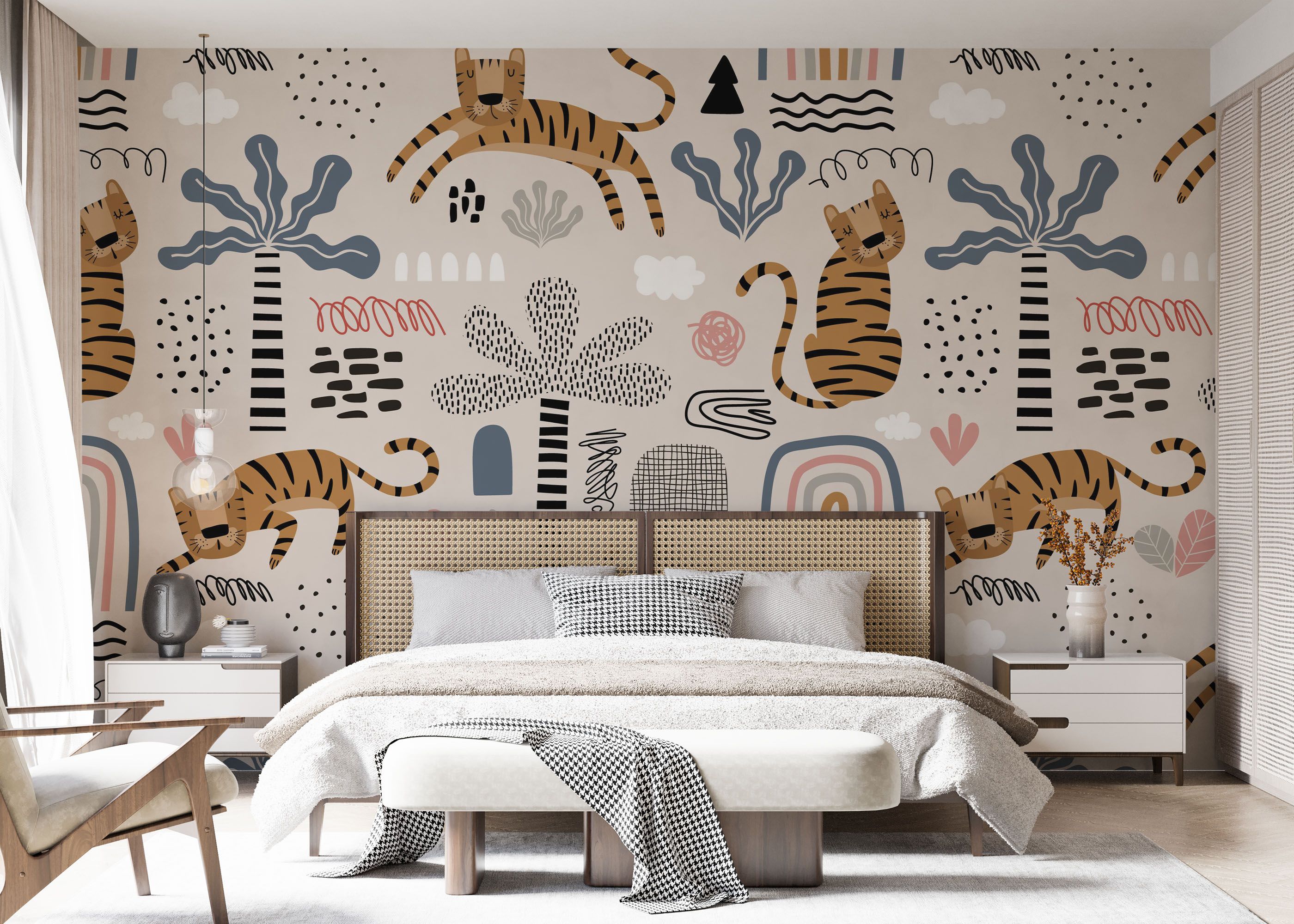 Cute Tiger Art mockup 7