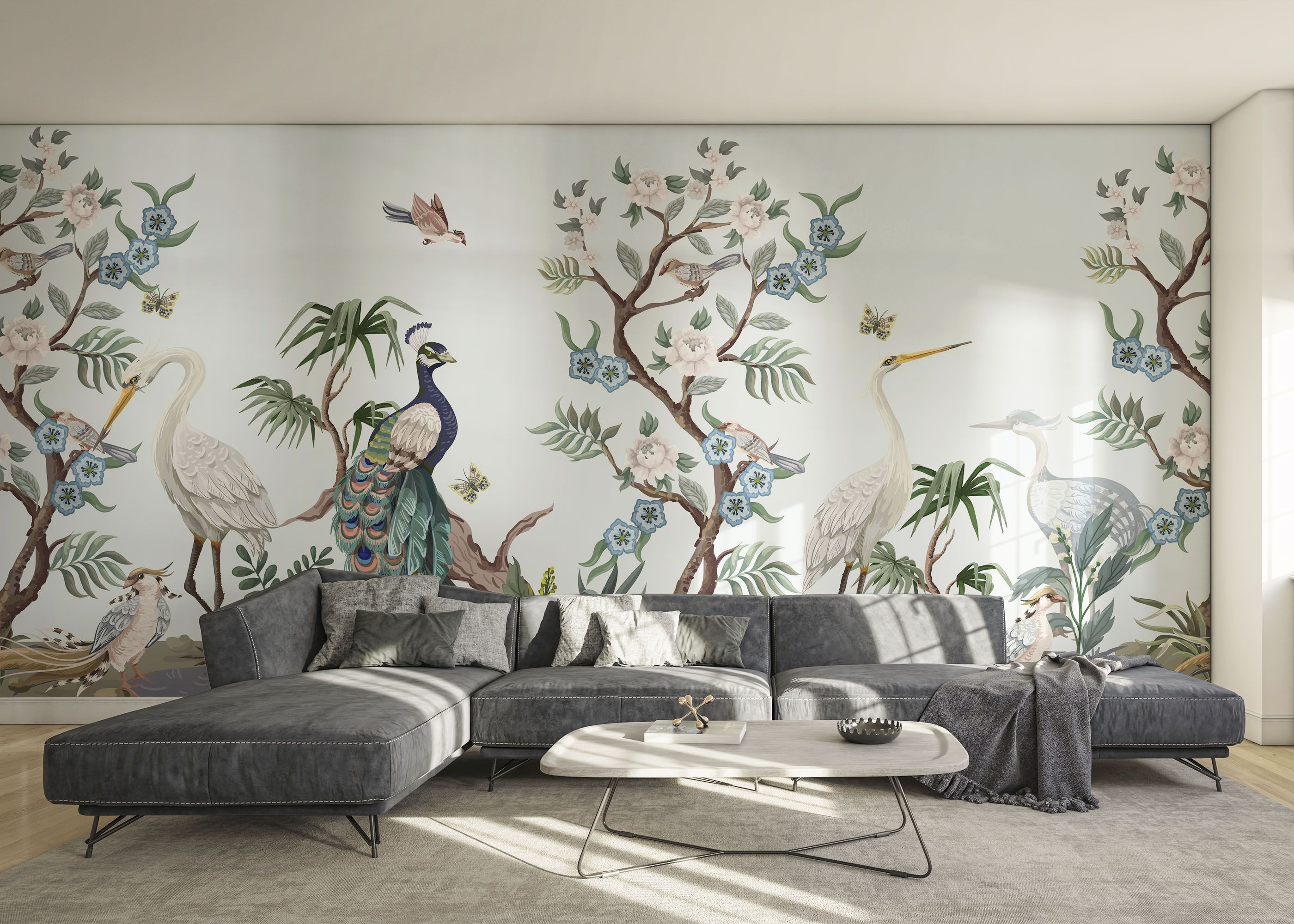 Pretty Tree Birds Art mockup 0