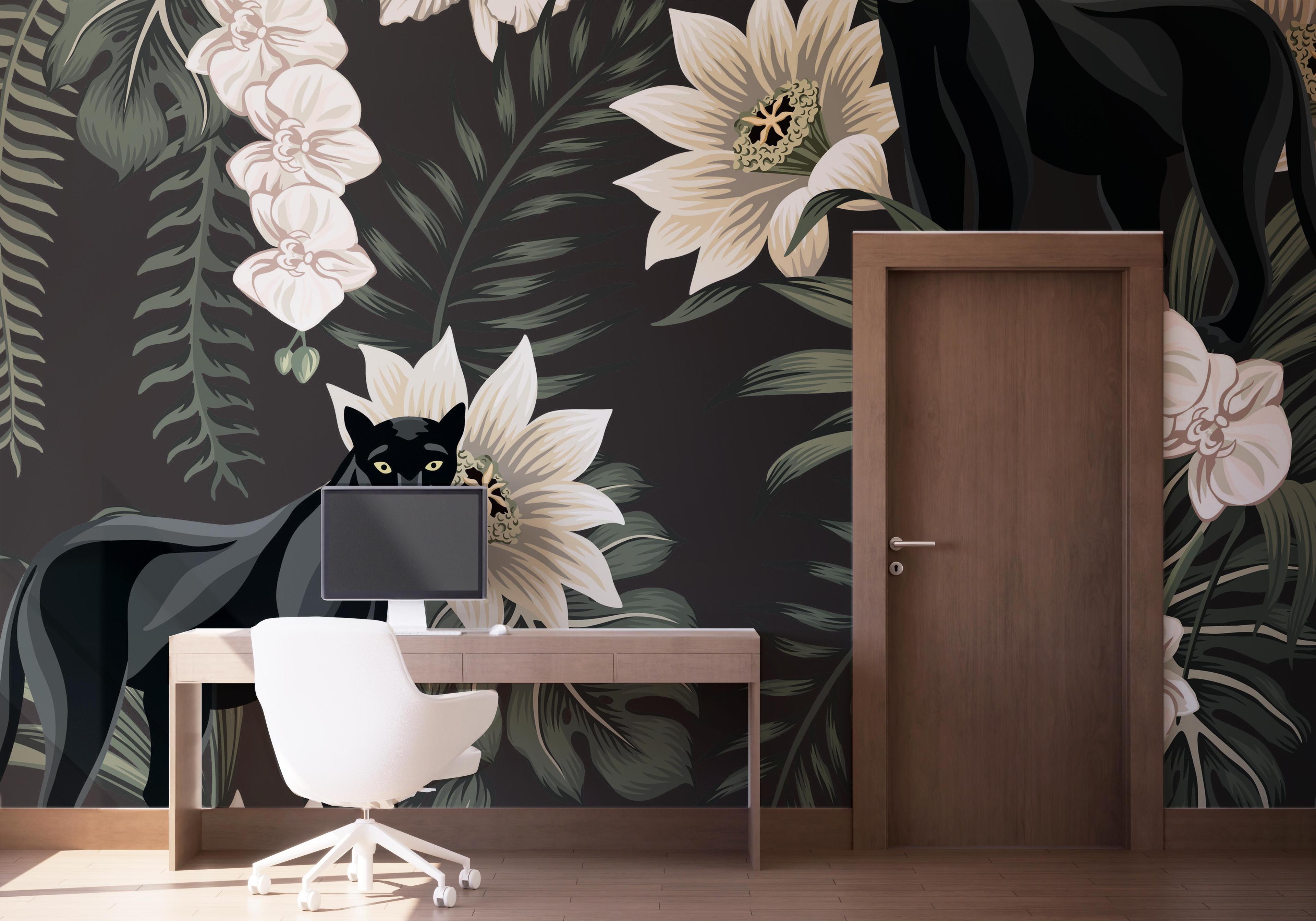 Fototapet Black Panther Art mockup 1