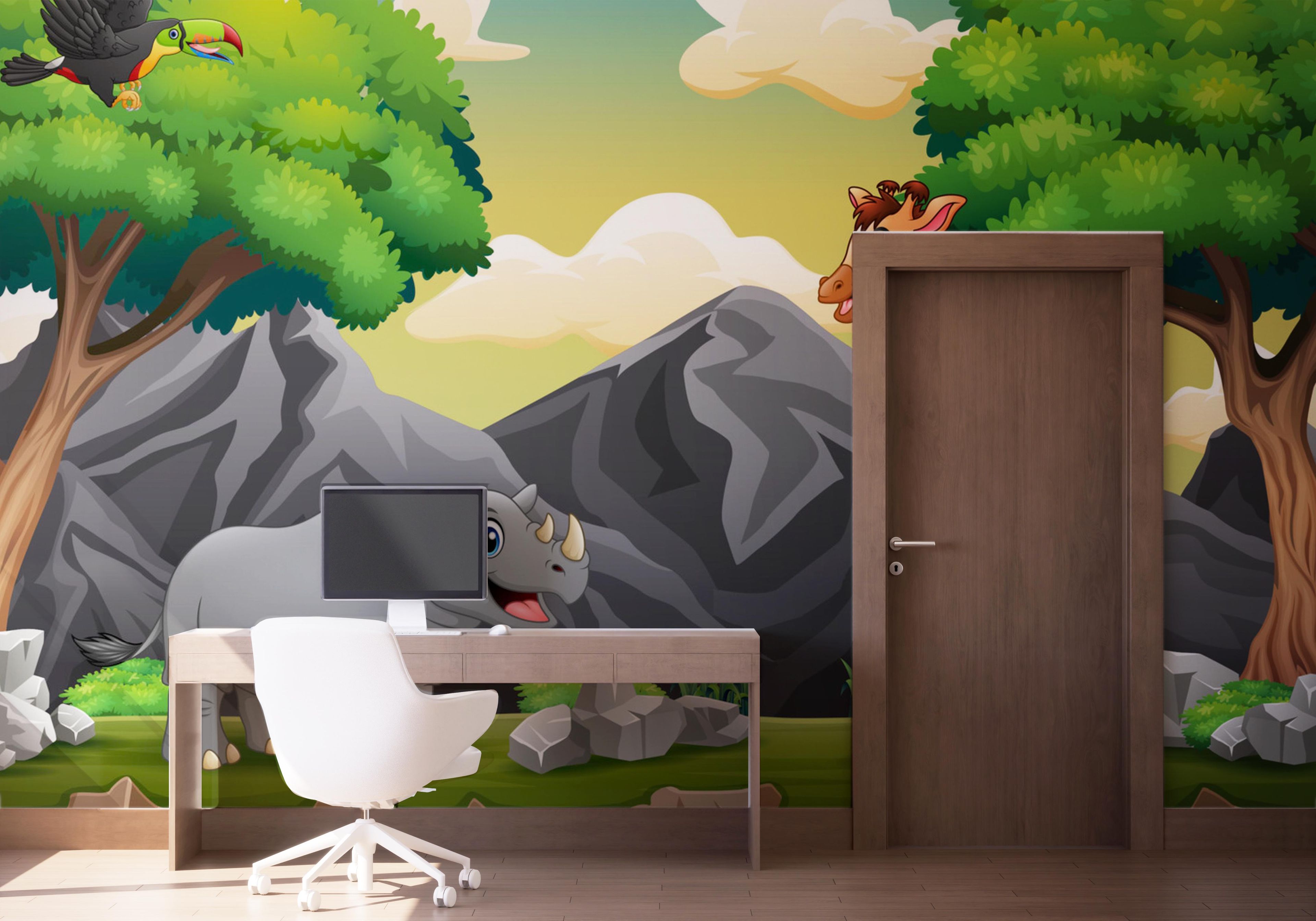 Cartoon Zebra mockup 1