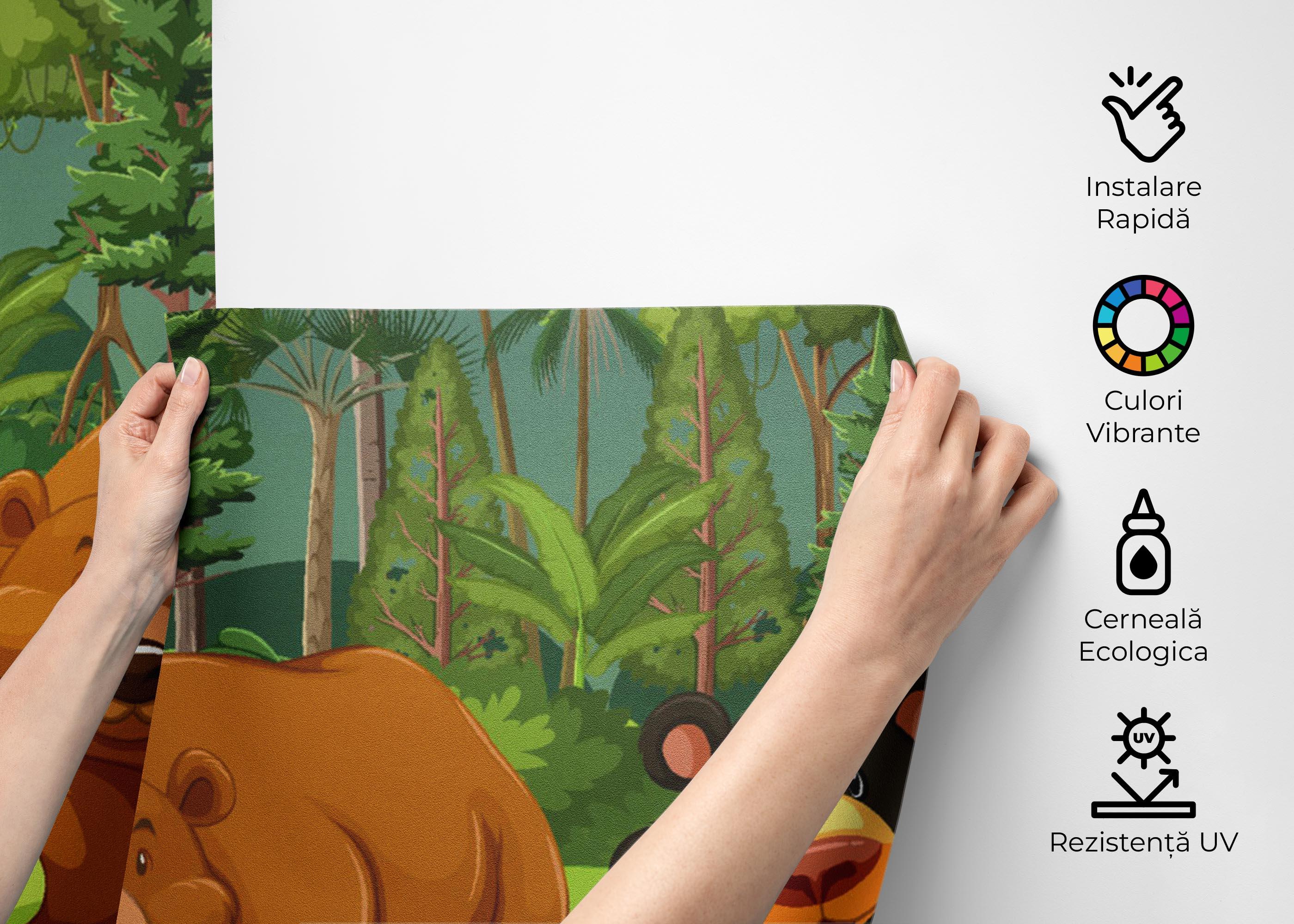 Fototapet Bear Family mockup 2