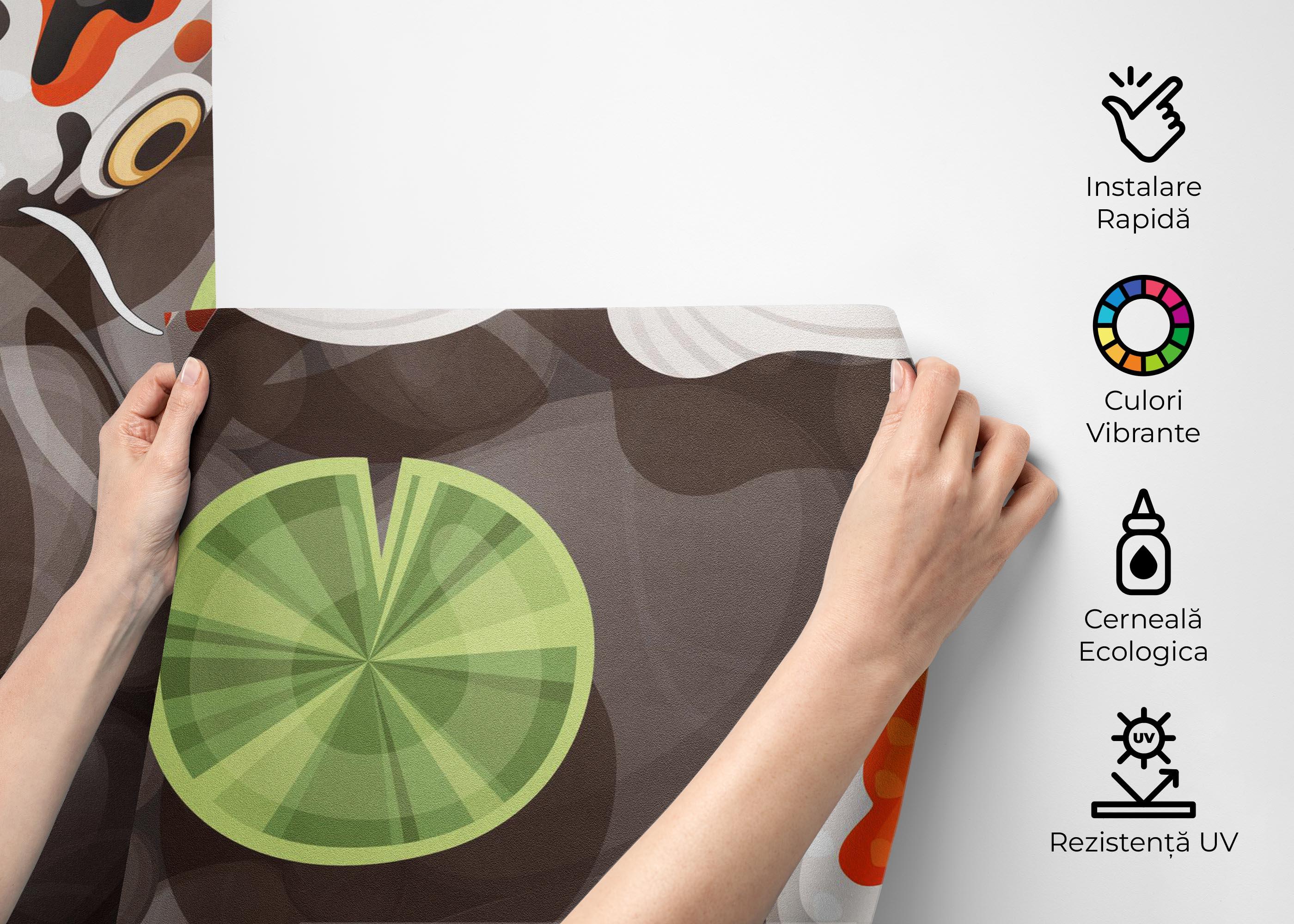 Fototapet Big Eye Koi mockup 2