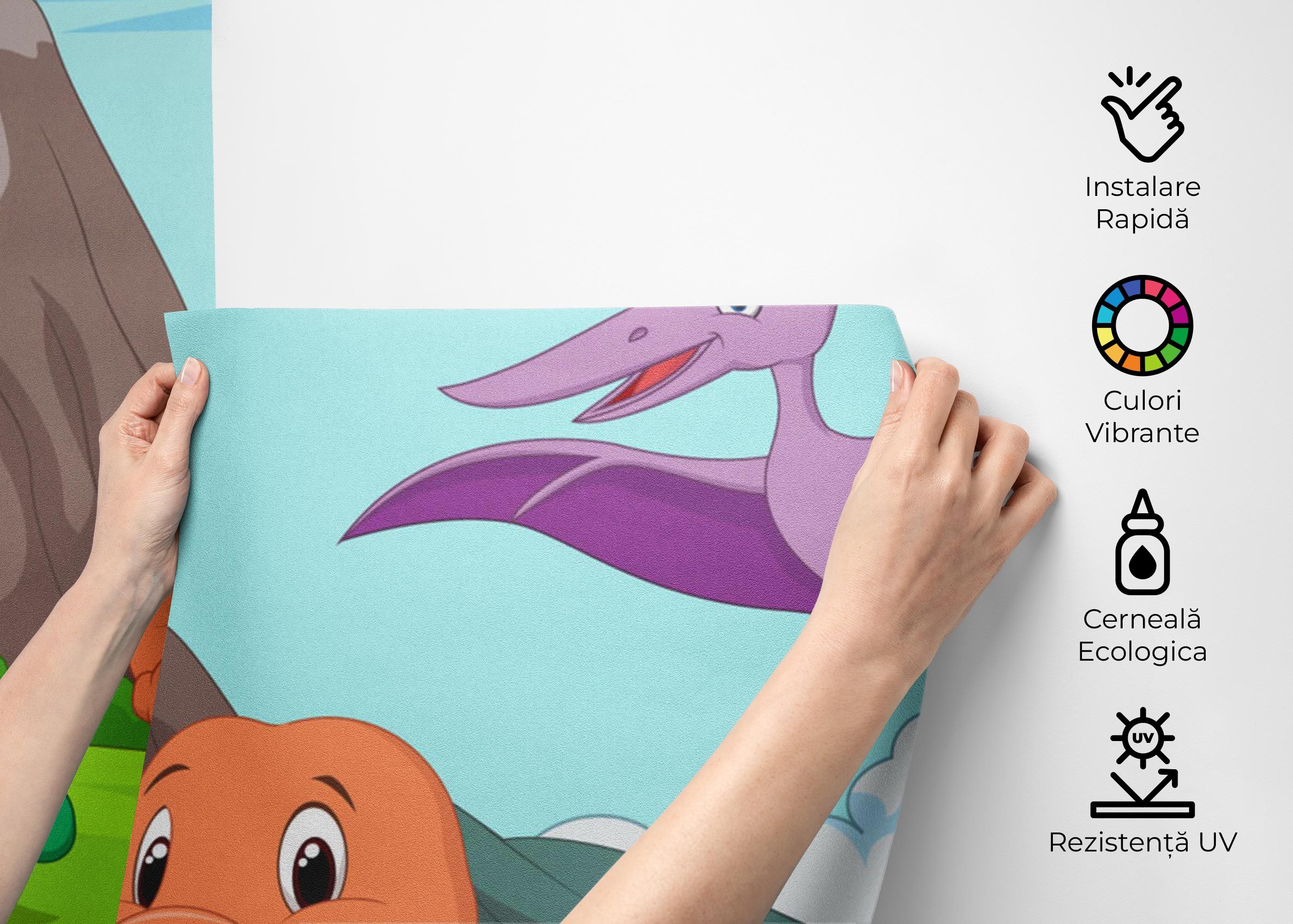 Cartoon Baby Dinosaurs mockup 2