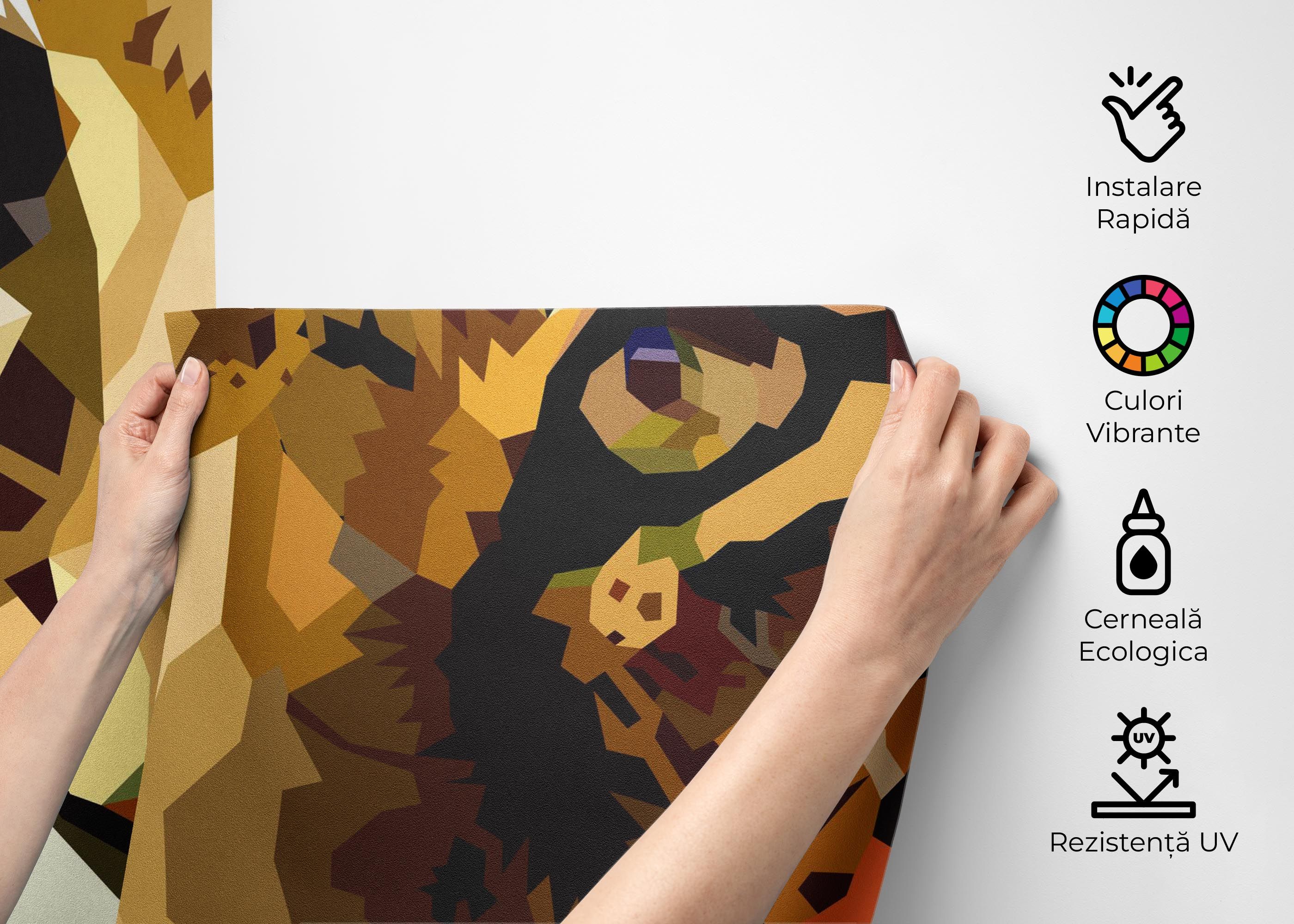 Colorful Ceetah Head mockup 2