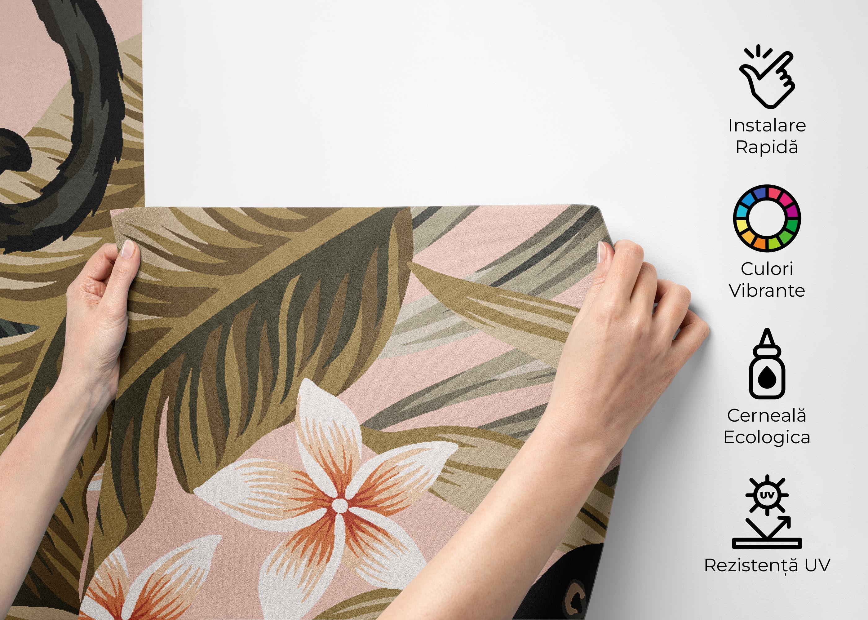 Fototapet Grey Monkey Art mockup 2