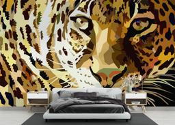 Colorful Ceetah Head mockup 3