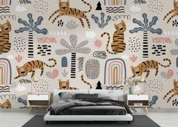 Cute Tiger Art mockup 3