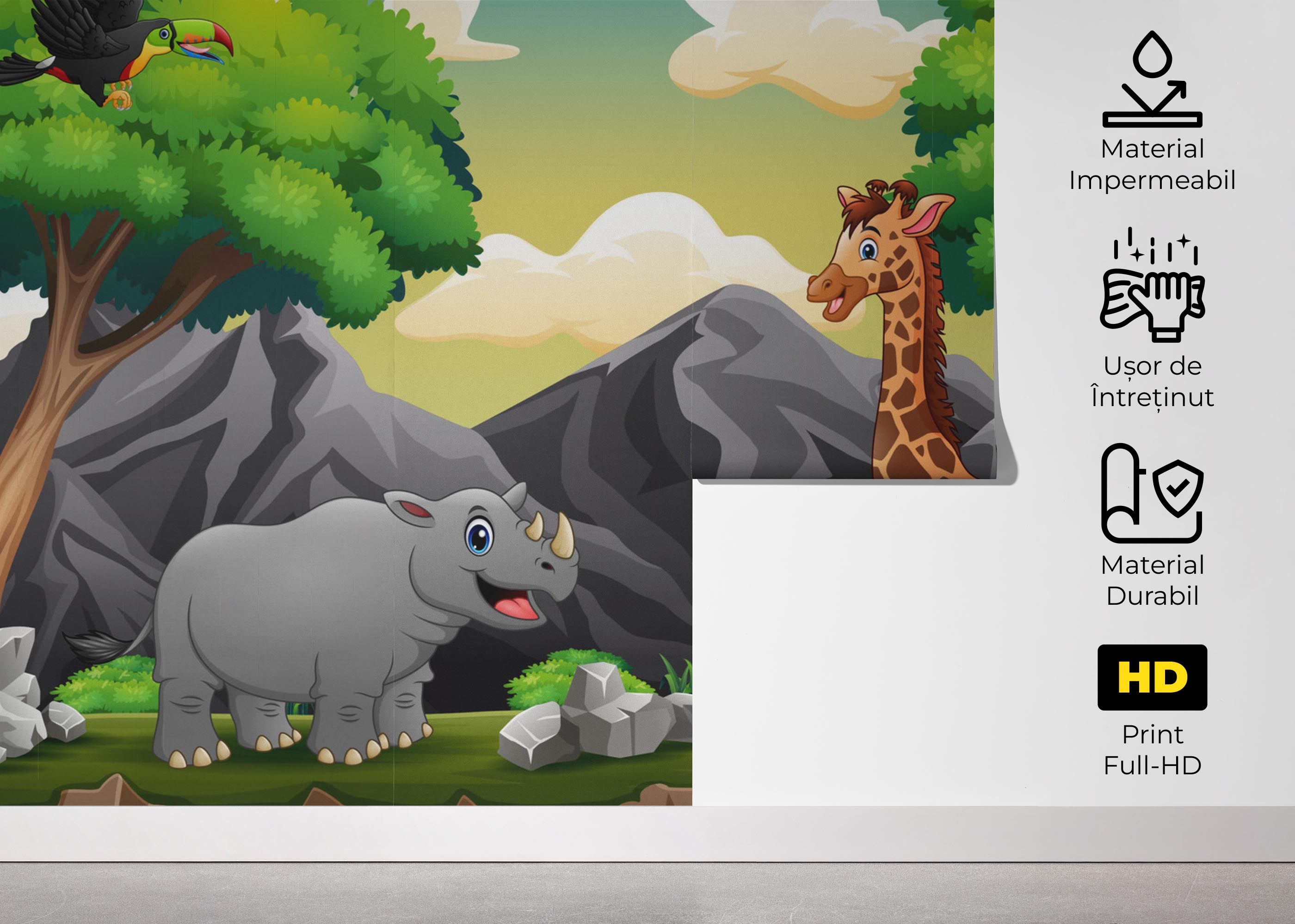 Cartoon Zebra mockup 5