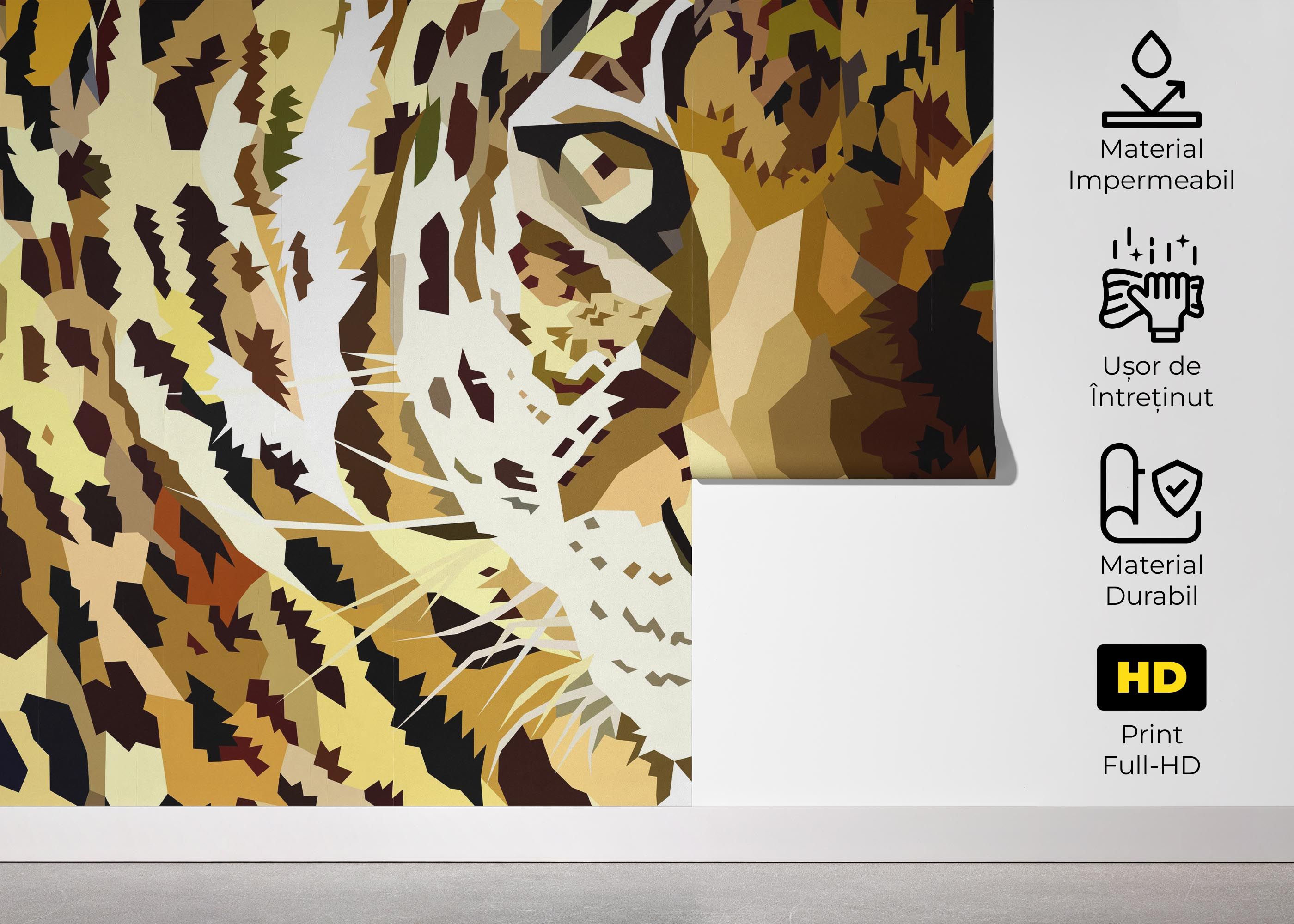 Colorful Ceetah Head mockup 5