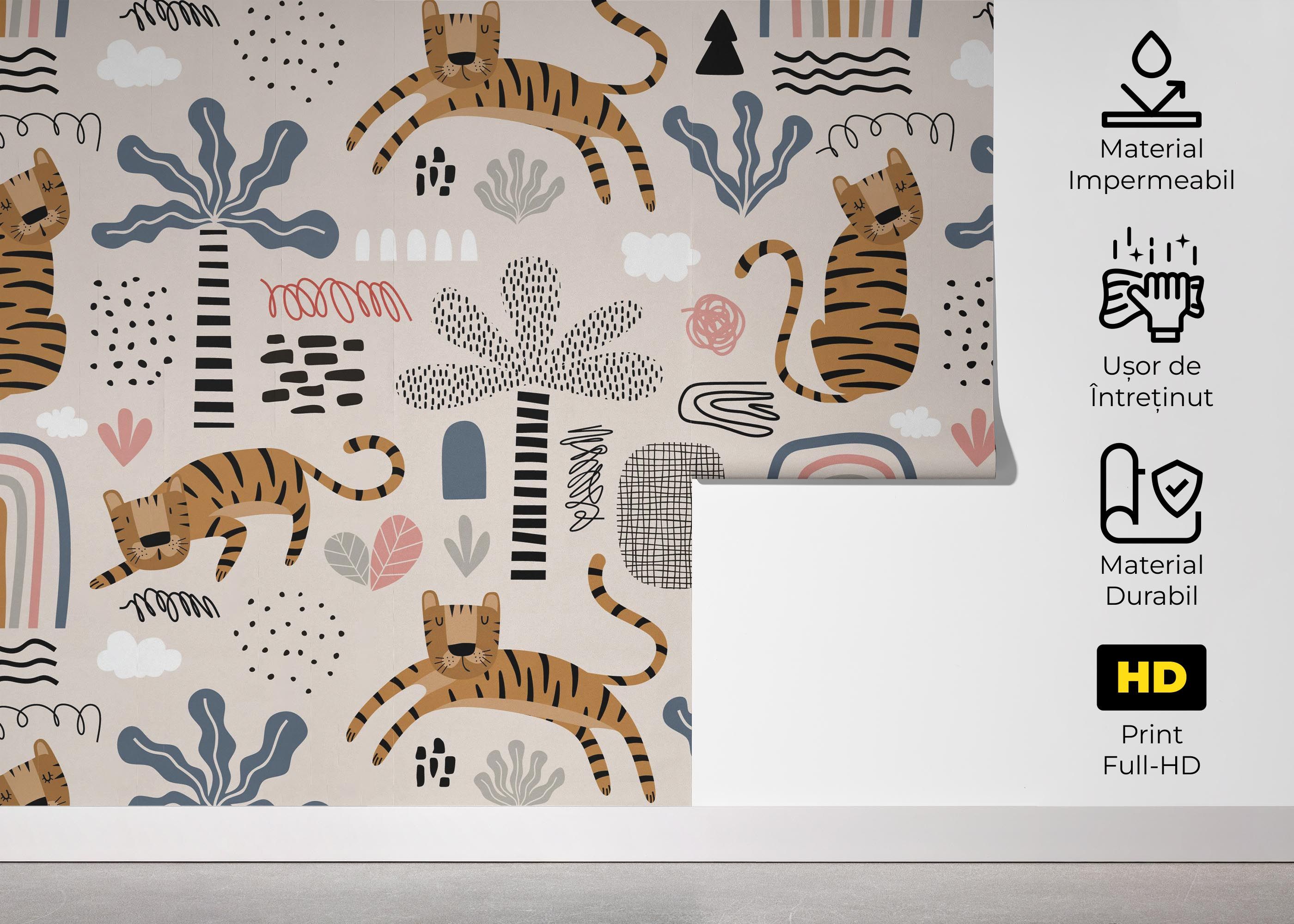 Cute Tiger Art mockup 5