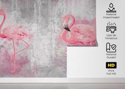 Grungy Flamingo mockup 5