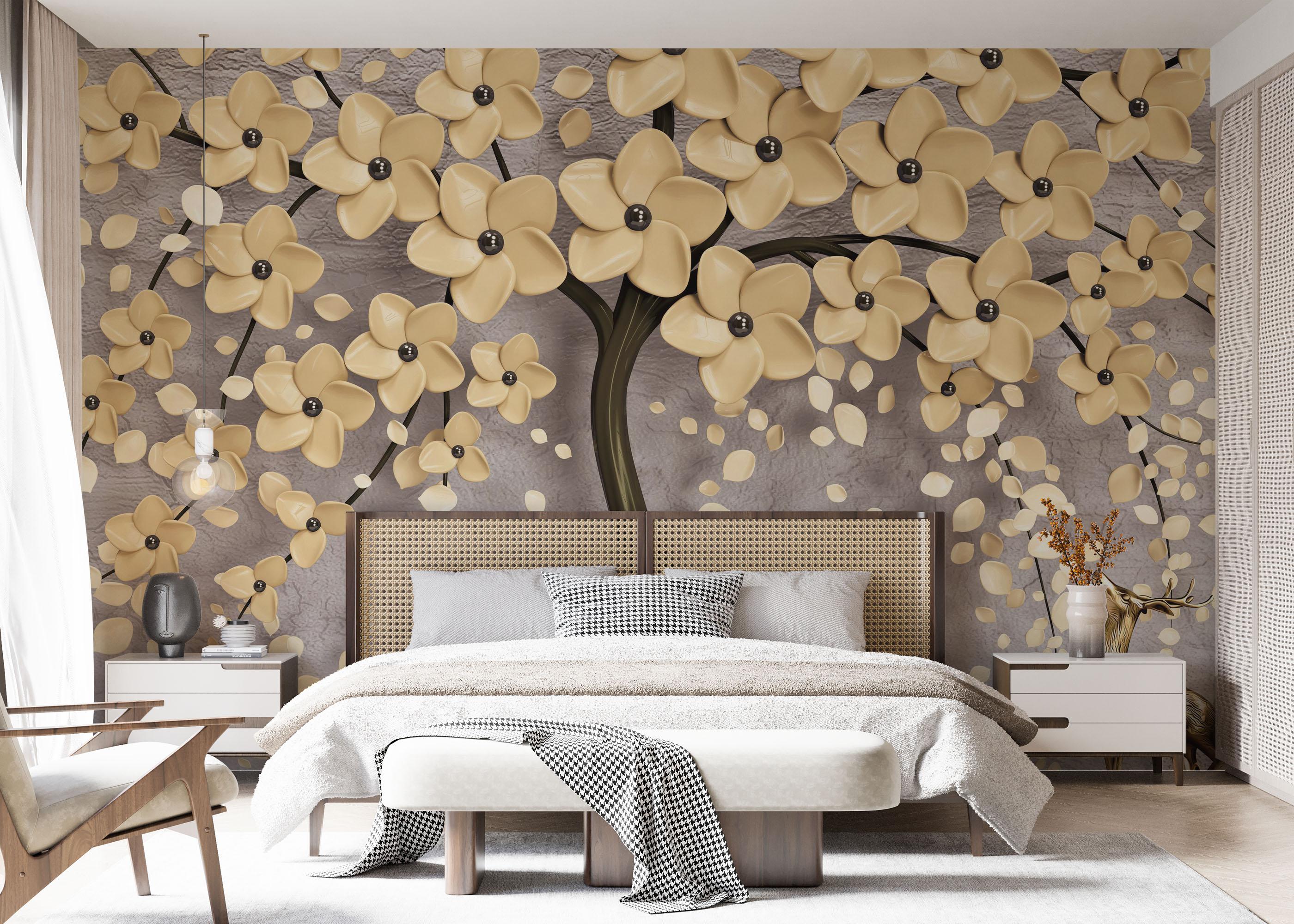 Fototapet Chocolate Flowers mockup 7