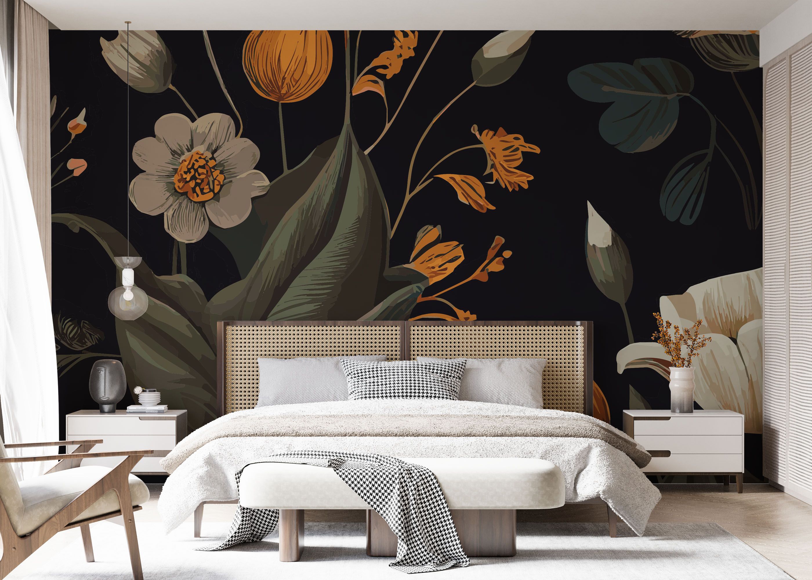 Cream Tulip Art mockup 7