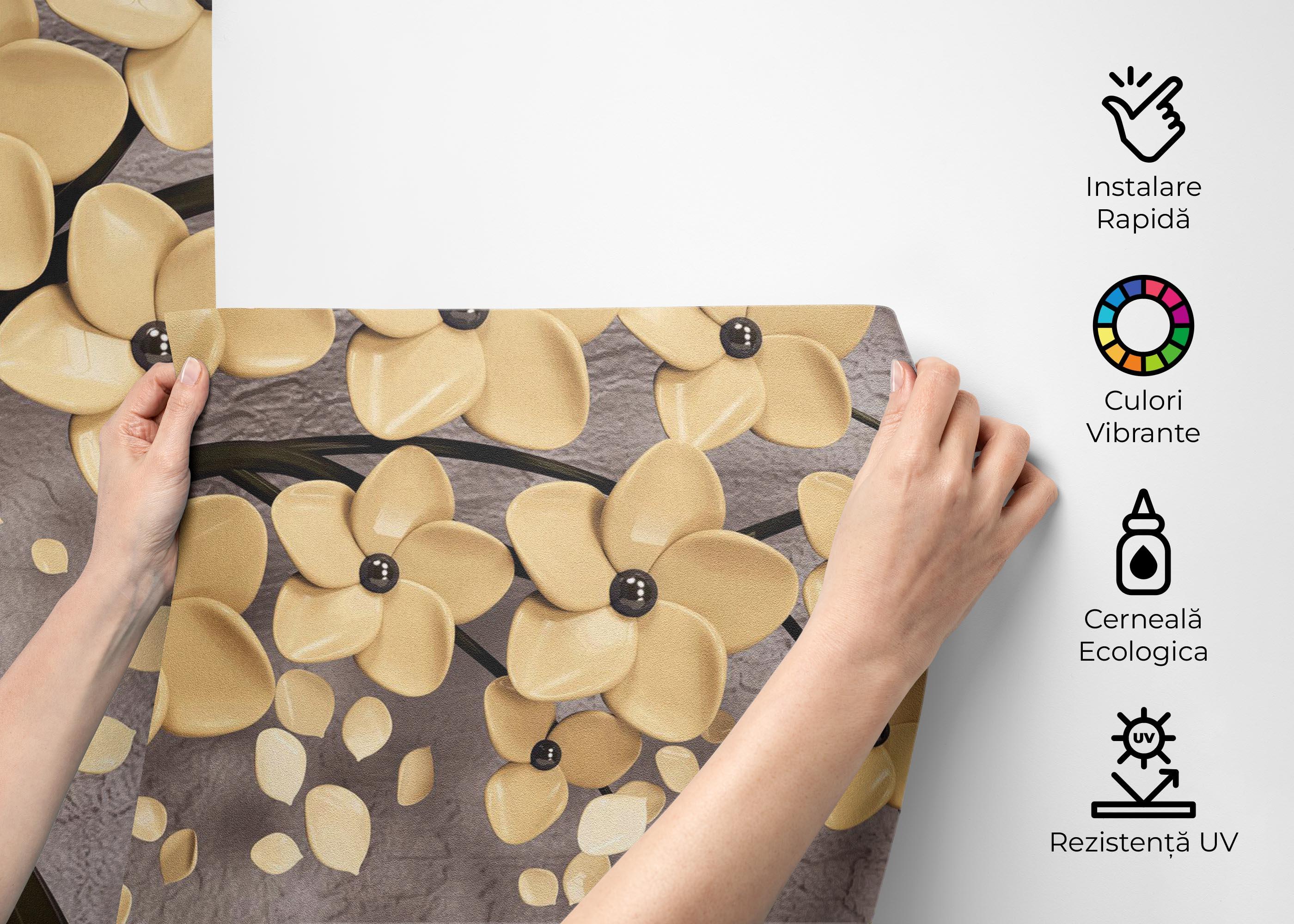 Fototapet Chocolate Flowers mockup 2